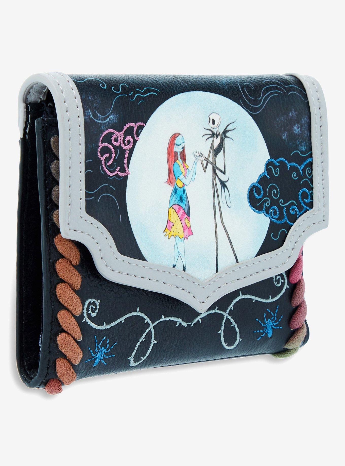 Our Universe Disney The Nightmare Before Christmas Jack & Sally Western Patterned Small Wallet, , alternate