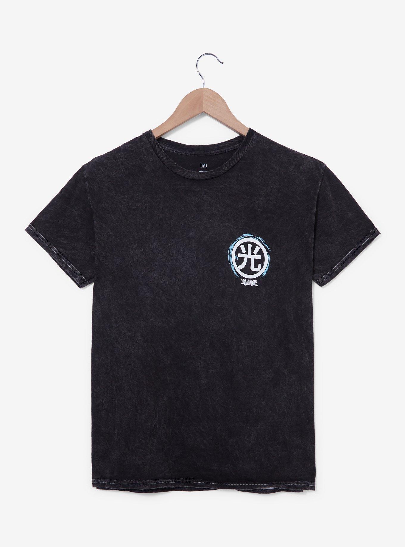 Yu-Gi-Oh! Blue-Eyes White Dragon Vaporwave T-Shirt &mdash; BoxLunch Exclusive, BLACK, alternate