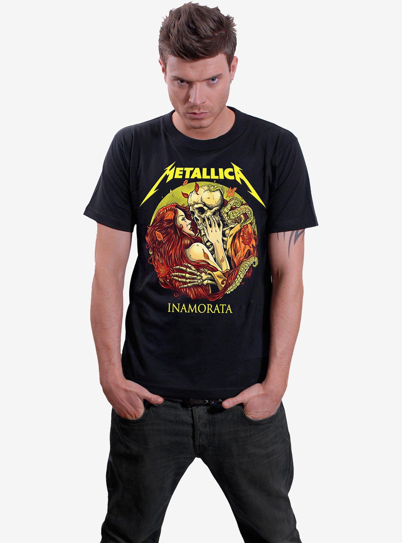Metallica Inamorata Front Print T-Shirt, BLACK, alternate