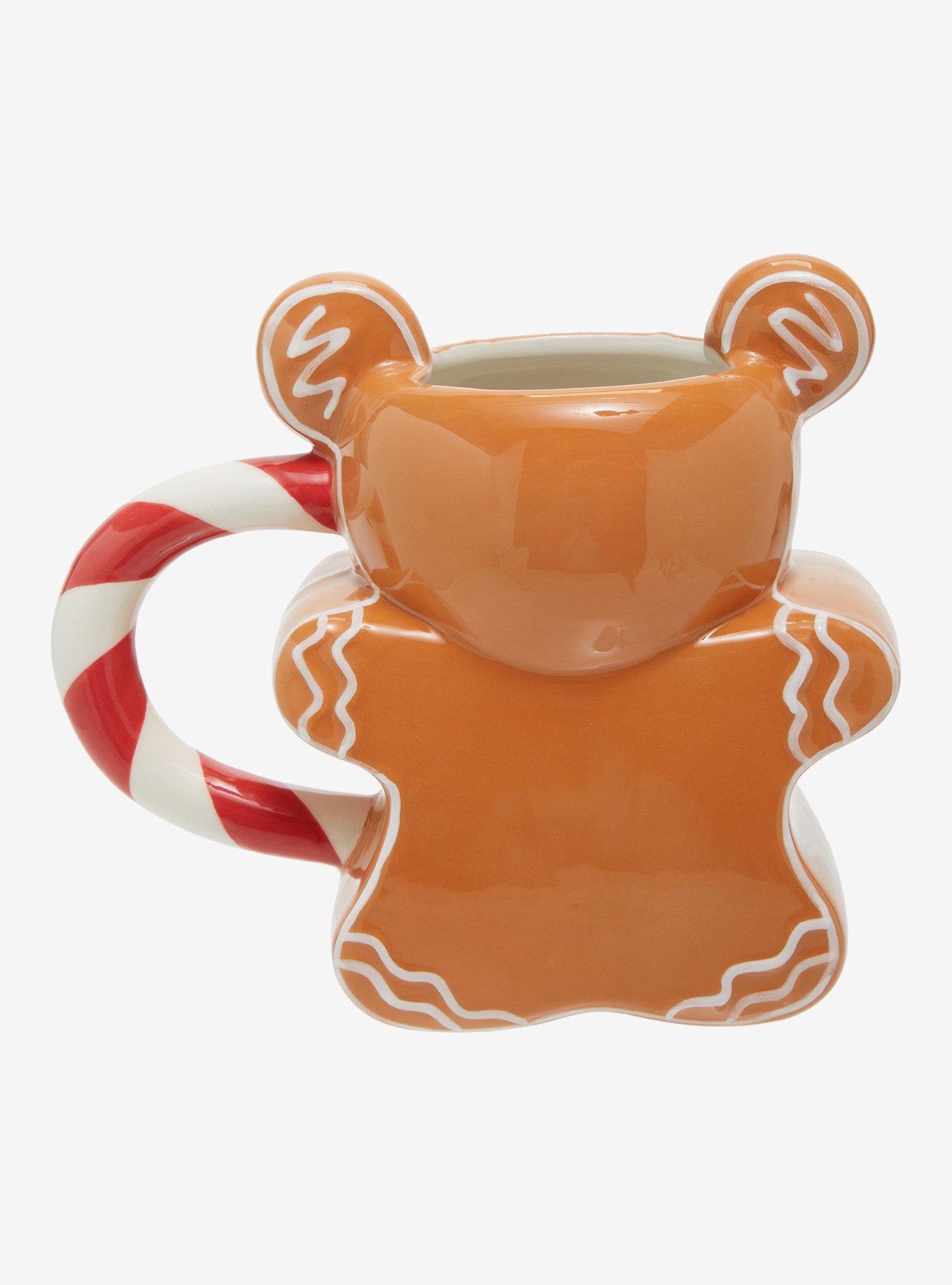 Disney Mickey Mouse Gingerbread Man Figural Mug, , hi-res