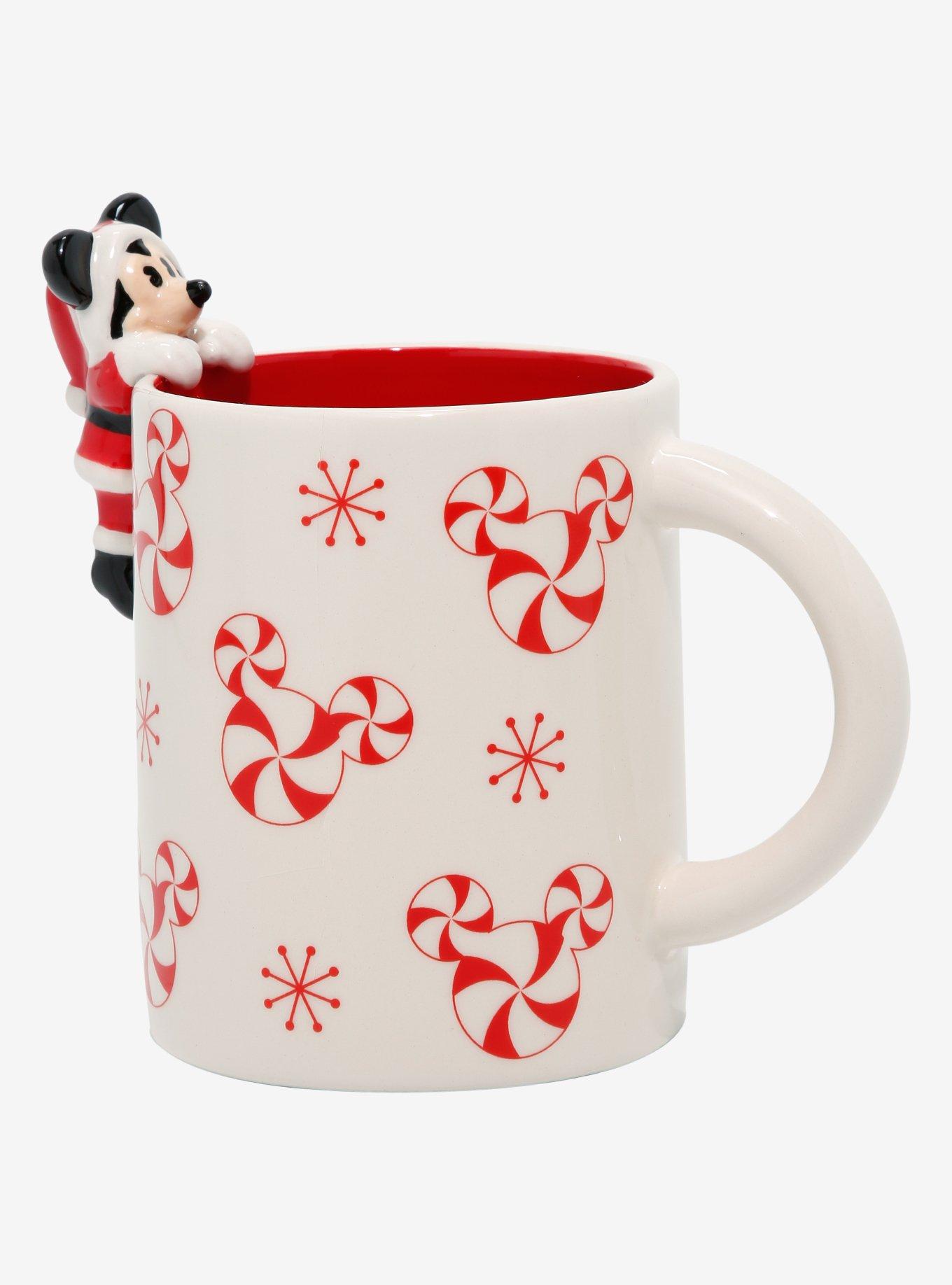 Disney Mickey Mouse Santa Suit Peppermint Mug, , alternate