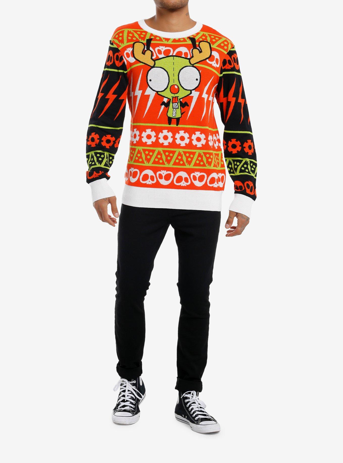 Invader Zim GIR Reindeer Holiday Sweater, , hi-res