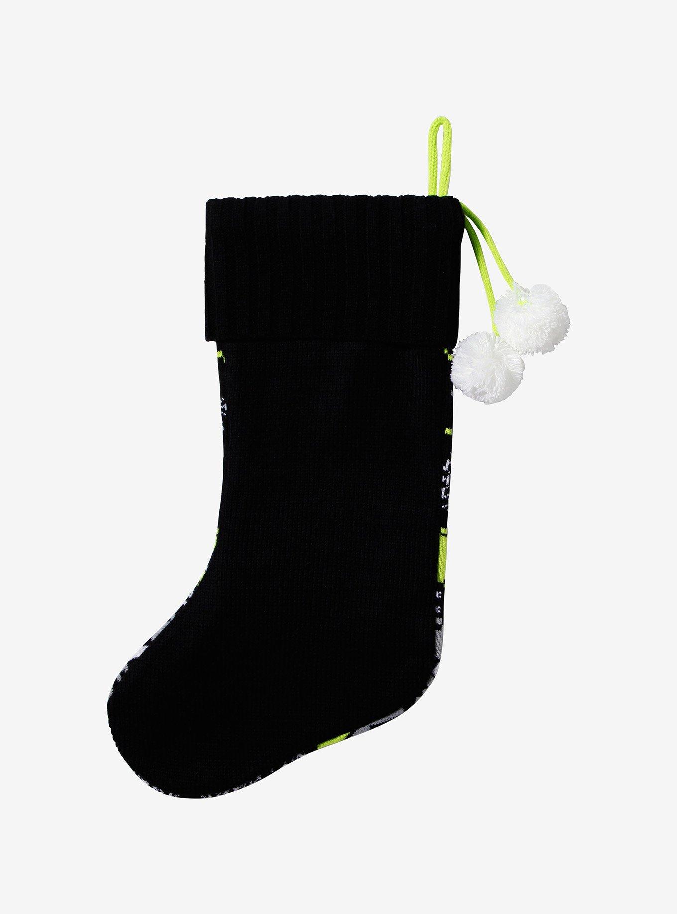 The Nightmare Before Christmas Oogie Boogie Knit Stocking, , alternate