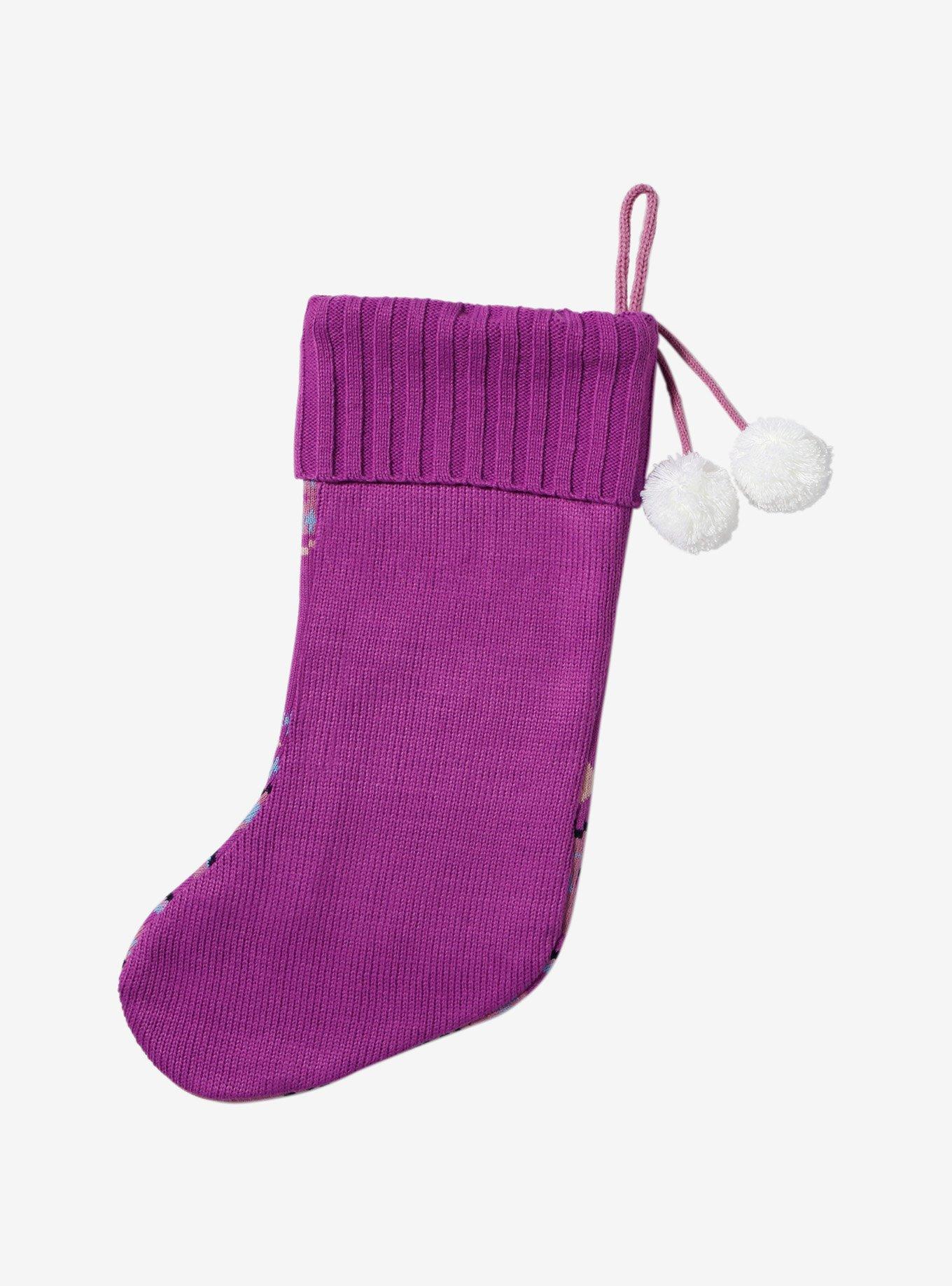 Disney Lilo & Stitch Angel Fair Isle Knit Stocking, , alternate