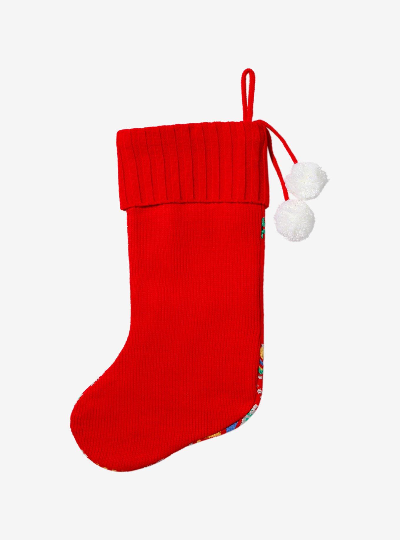 Disney Winnie The Pooh Fair Isle Knit Stocking, , alternate
