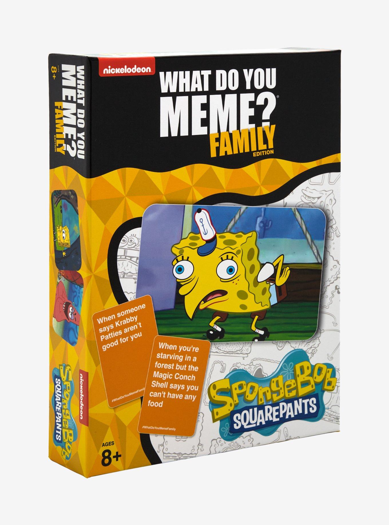 What Do You Meme?: SpongeBob SquarePants Family Edition Card Game, , alternate