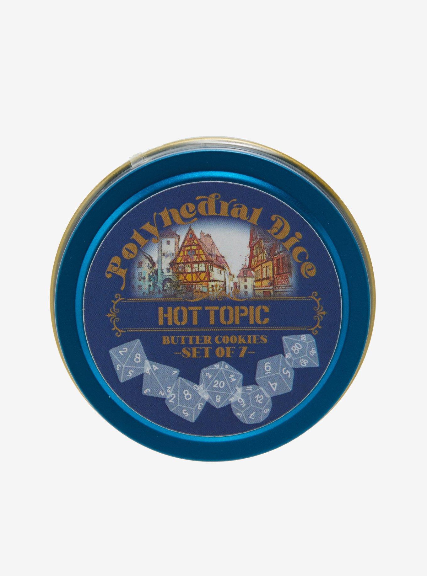 Cookie Tin Polyhedral Dice Set, , hi-res