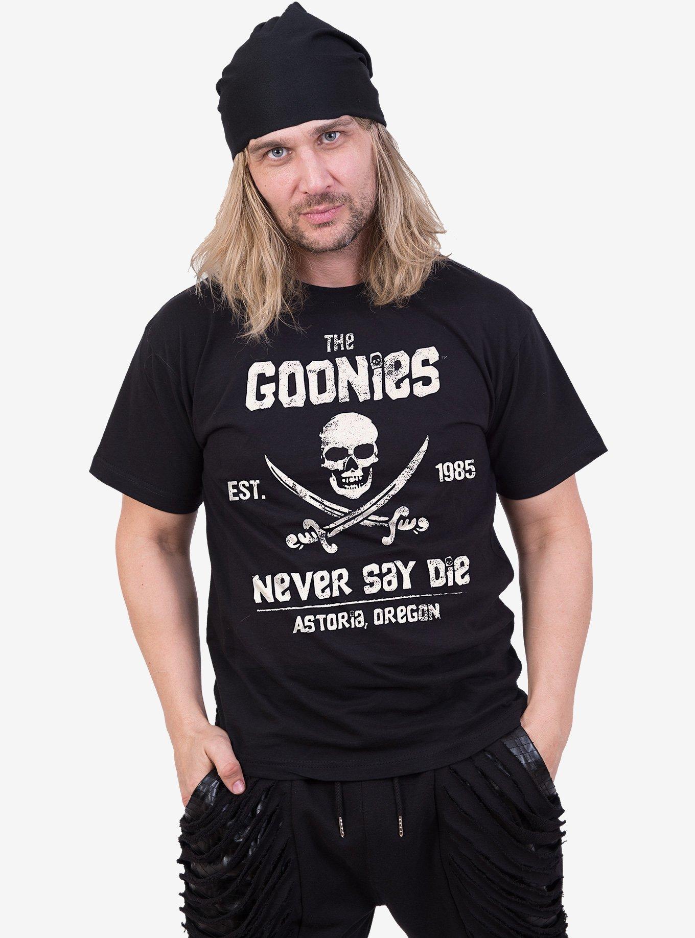 The Goonies Never Say Die Front Print T-Shirt, BLACK, alternate