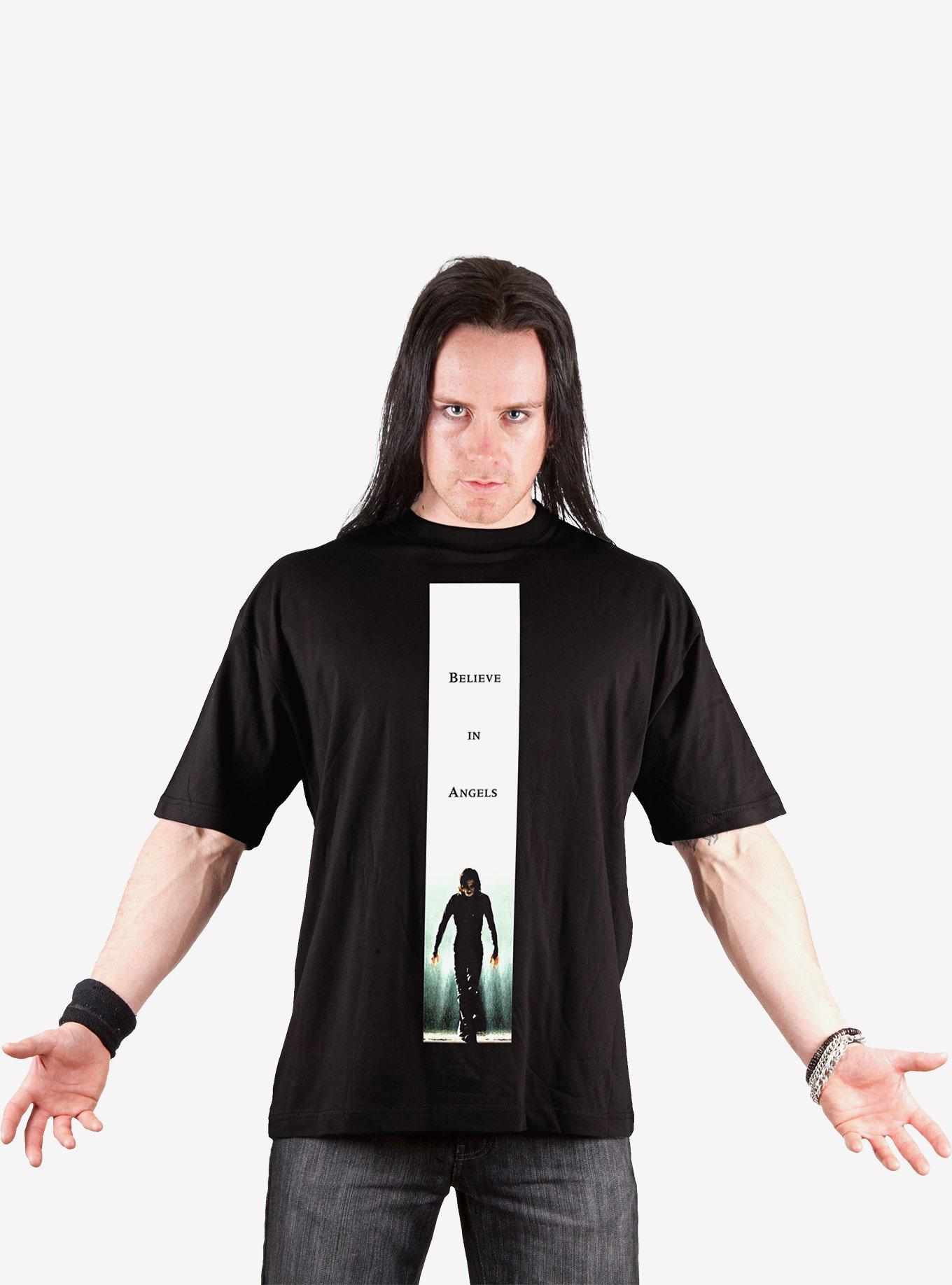 The Crow Poster Art Front Print T-Shirt, BLACK, alternate