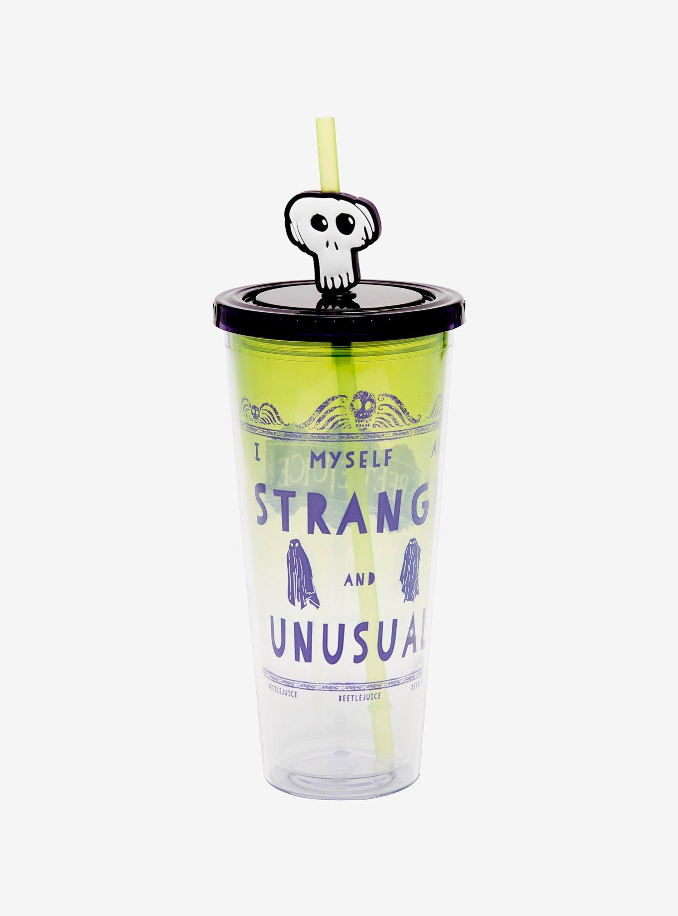 Beetlejuice Strange and Unusual Carnival Cup with Charm, , hi-res