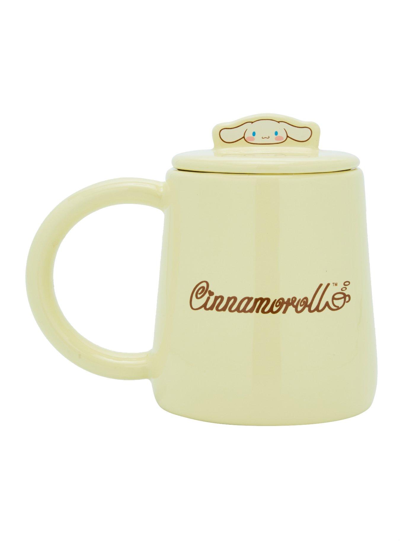 Sanrio Cinnamoroll Coffee Yellow Mug with Lid, , alternate