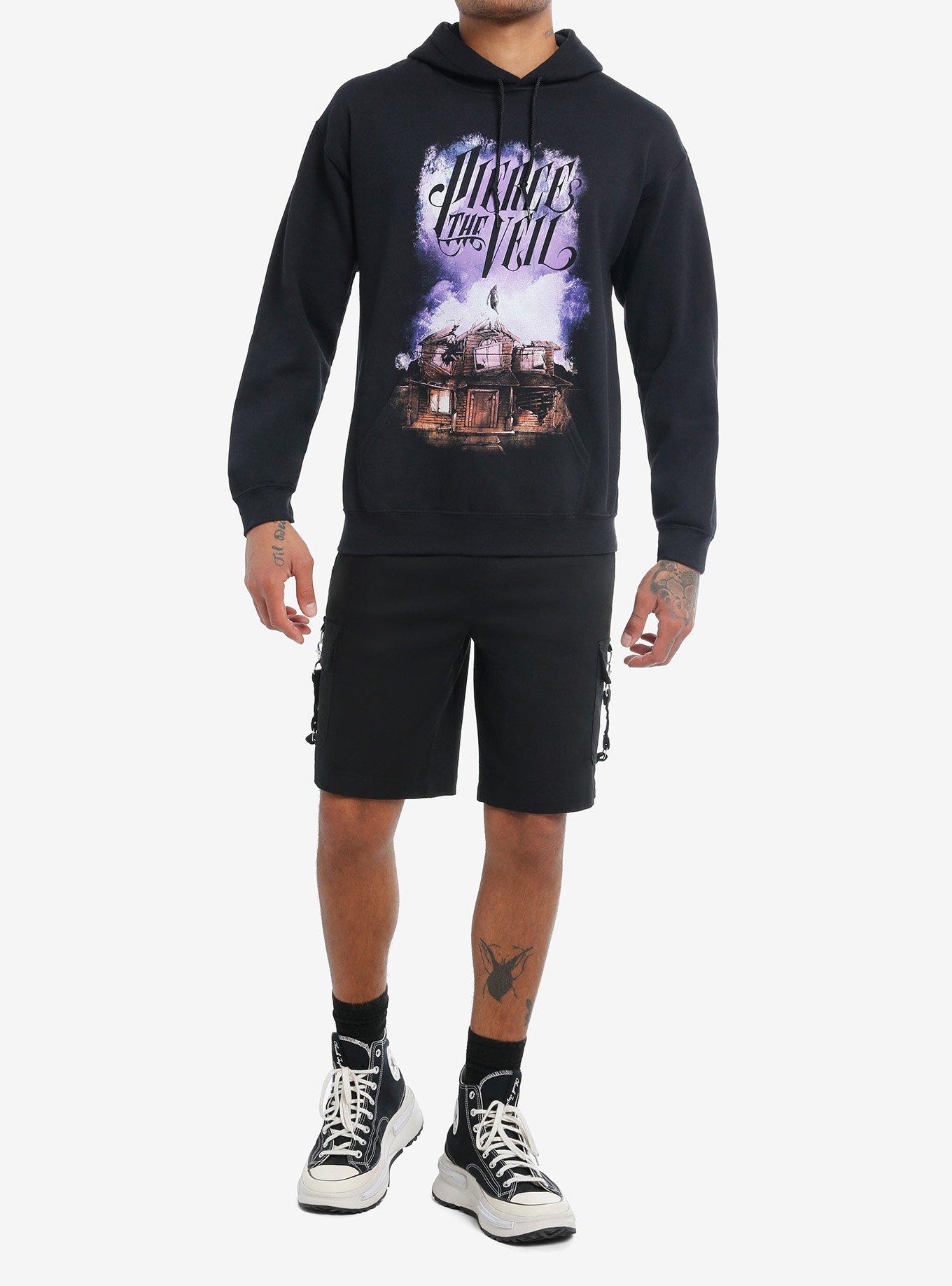 Pierce The Veil Collide With The Sky Jumbo Graphic Hoodie, BLACK, alternate