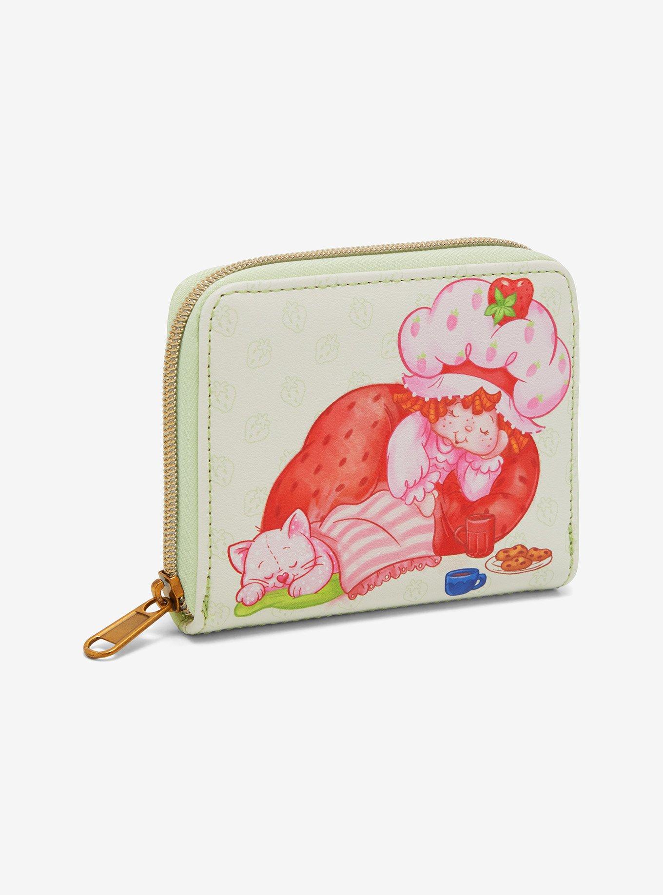 Loungefly Strawberry Shortcake Slumber Party Mini Zipper Wallet, , hi-res