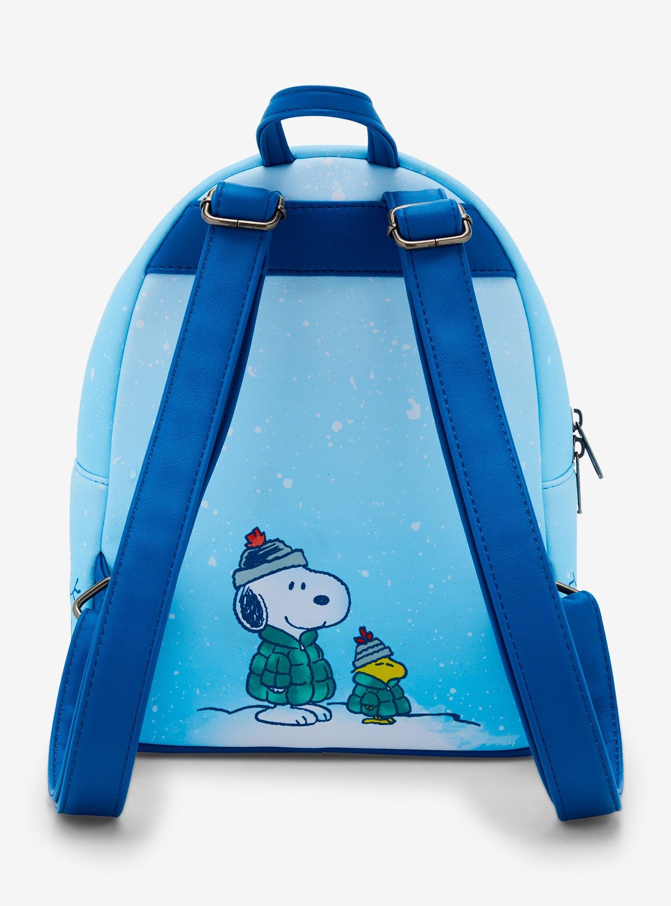 Loungefly Peanuts Snoopy & Woodstock Puffer Jackets Mini Backpack, , alternate