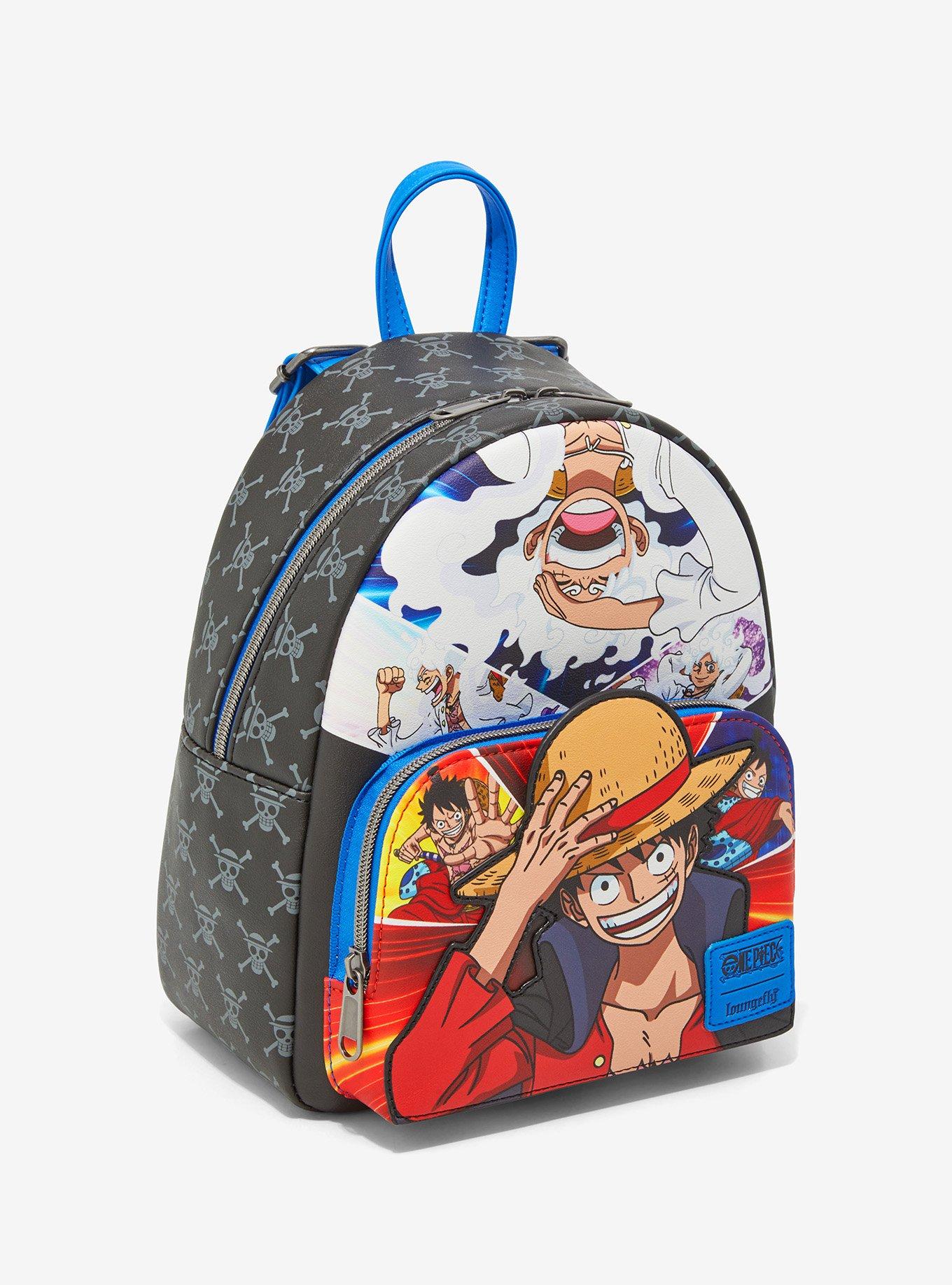 Loungefly One Piece Luffy Collage Mini Backpack, , hi-res