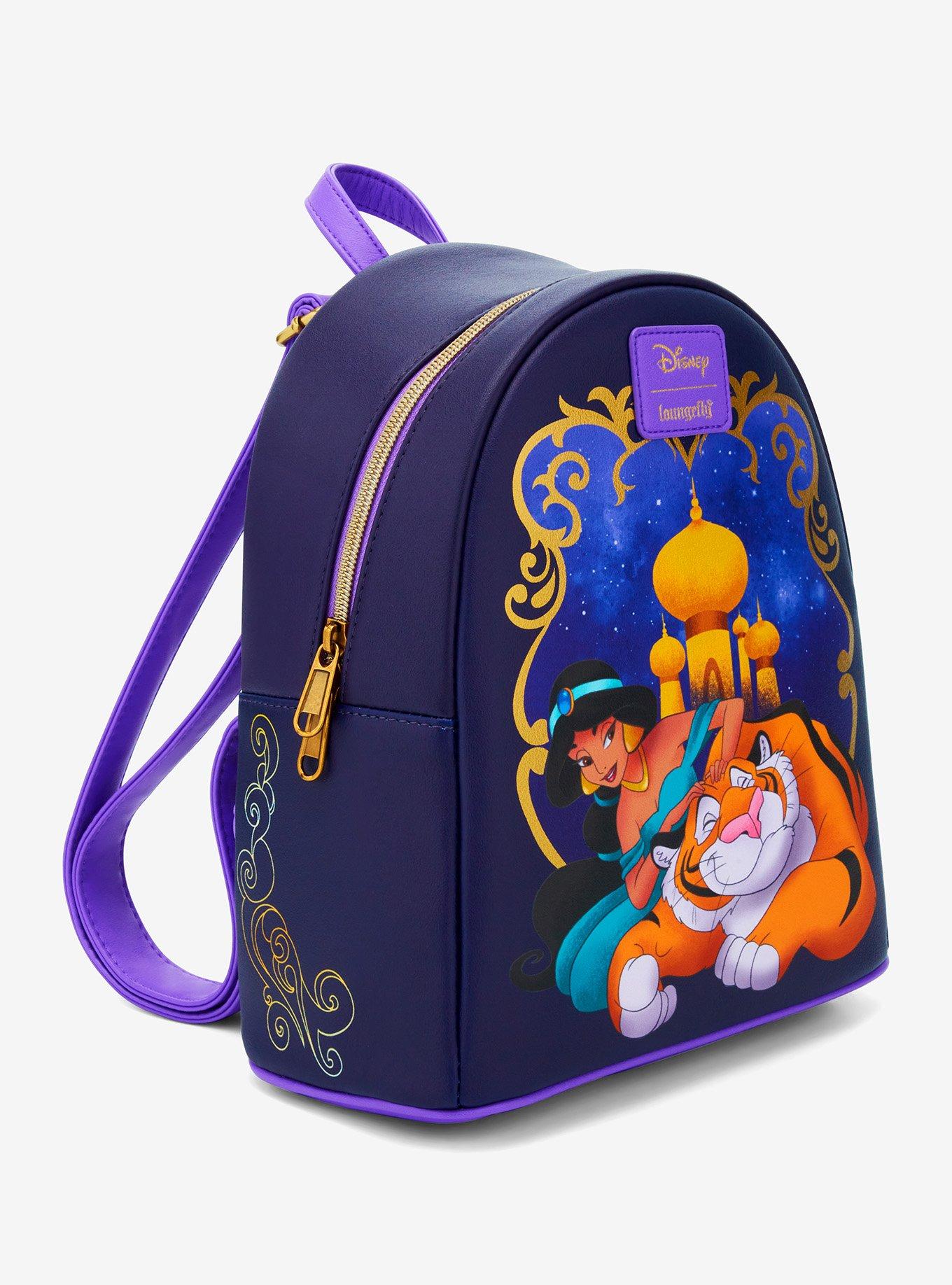 Loungefly Disney Aladdin Jasmine & Rajah Mini Backpack, , hi-res