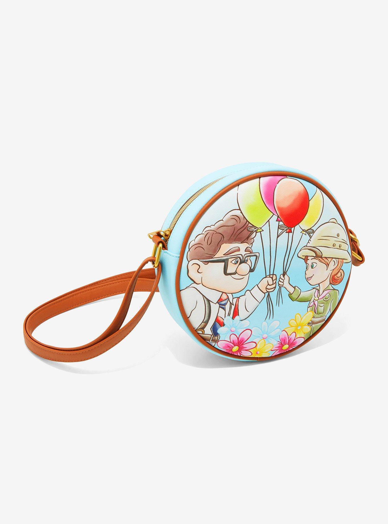 Loungefly Disney Pixar Up Carl & Ellie Circle Crossbody Bag, , hi-res