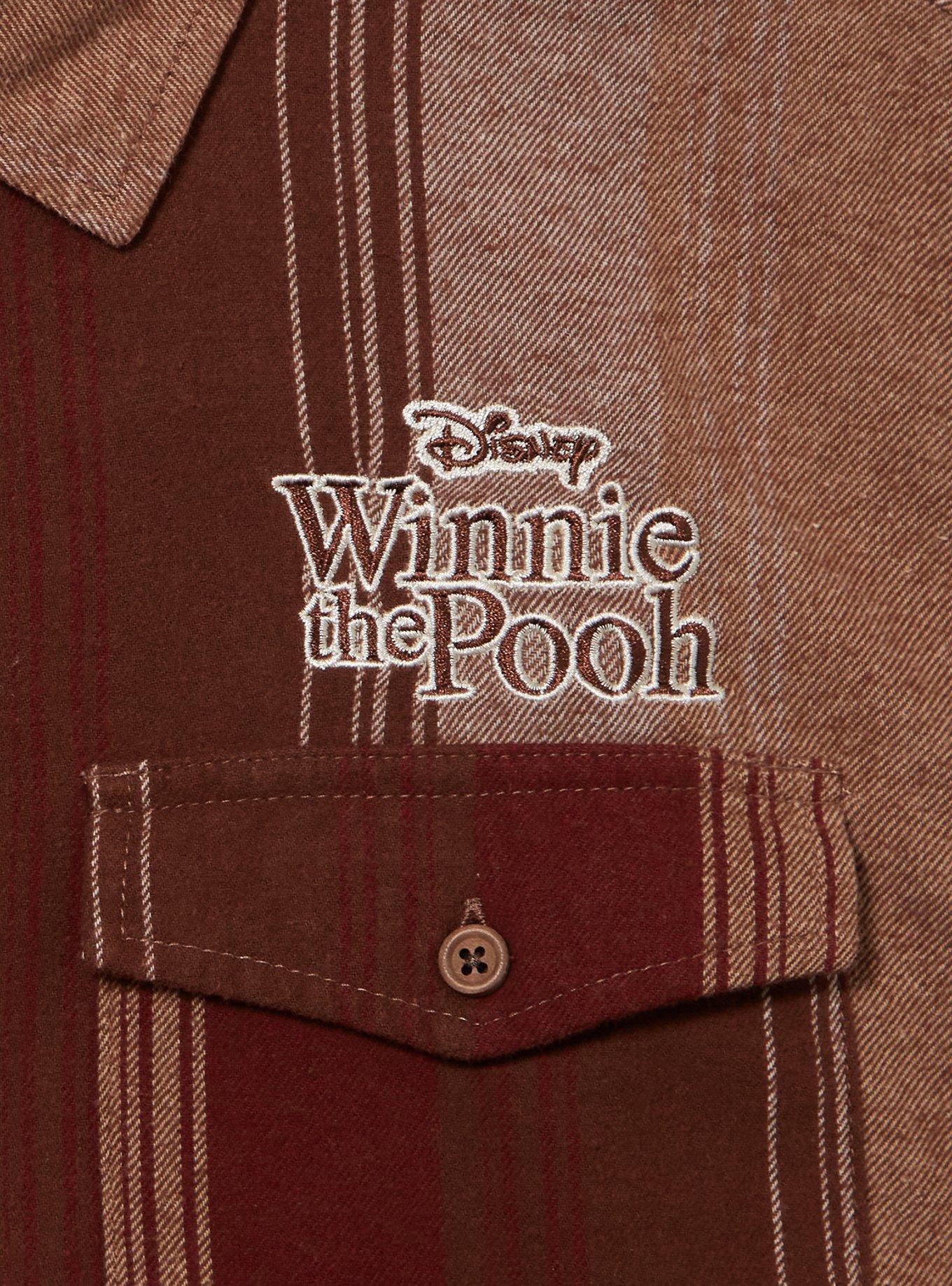 Disney Winnie the Pooh Striped Western Flannel - BoxLunch Exclusive, MULTI STRIPE, alternate