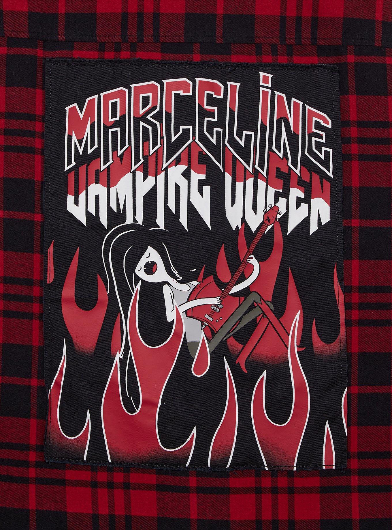 Adventure Time Marceline Portrait Flannel - BoxLunch Exclusive, PLAID, alternate