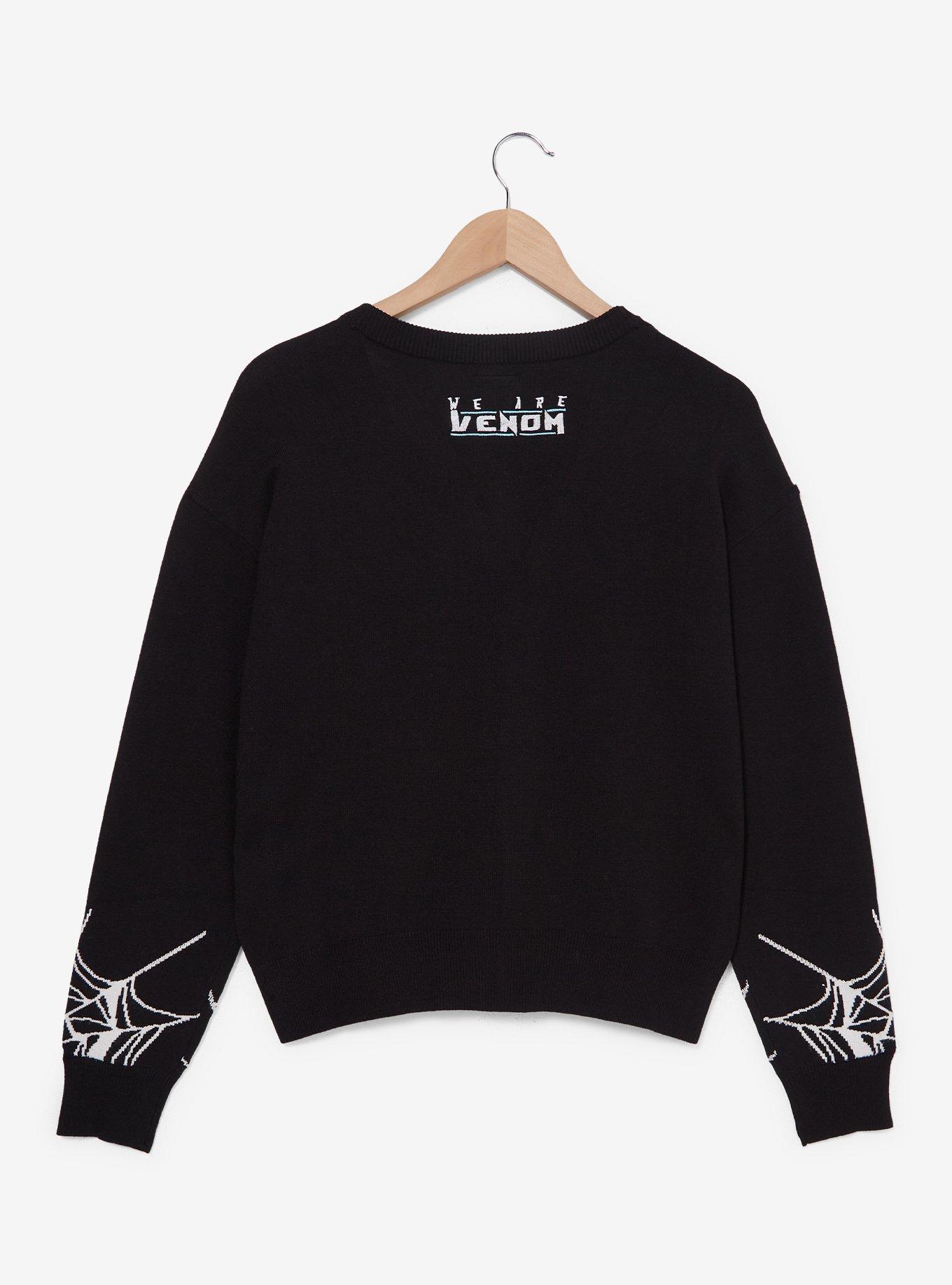 Marvel Venom Webs Women's Cardigan - BoxLunch Exclusive, , hi-res