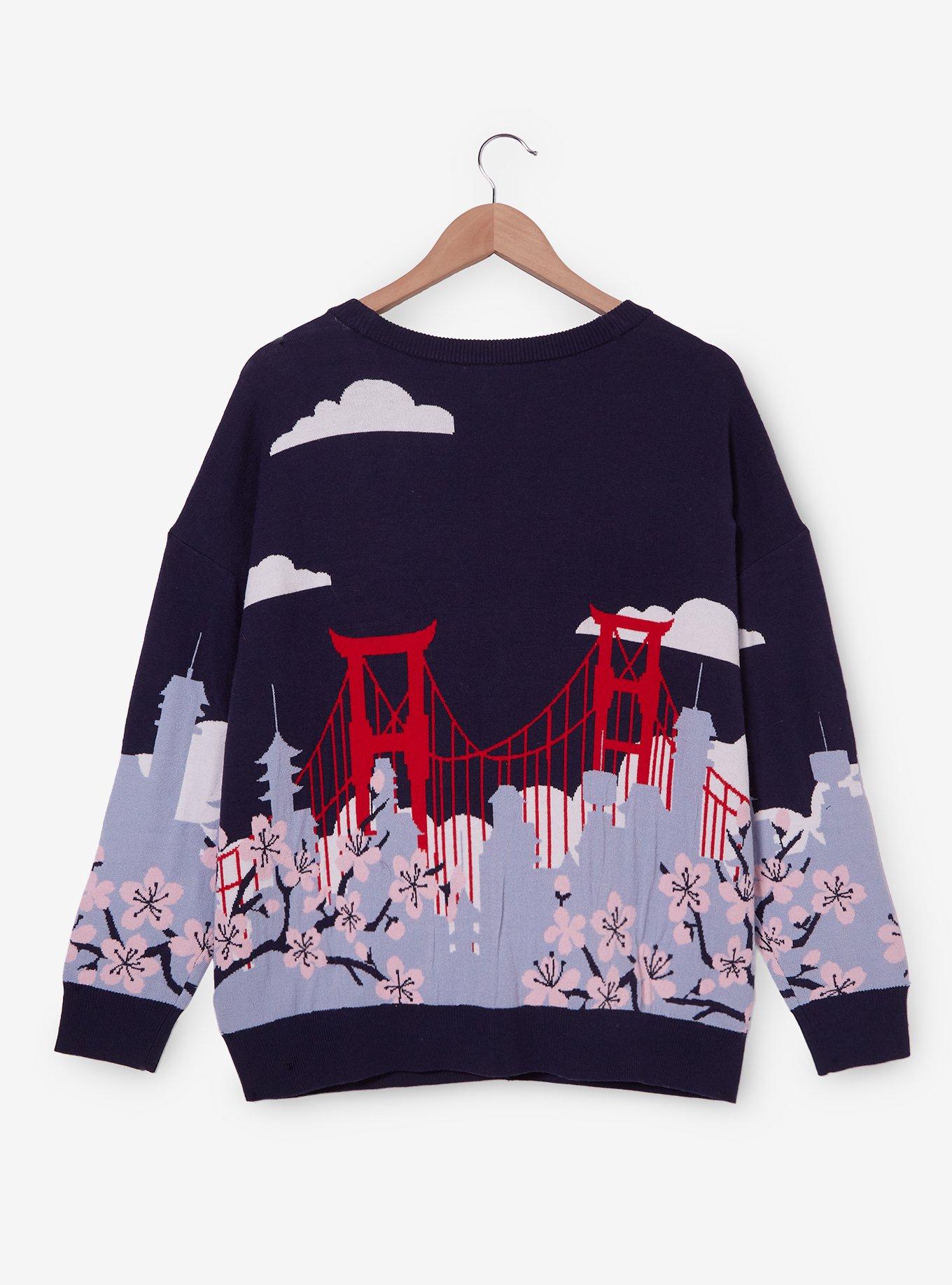 Disney Big Hero 6 Baymax San Fransokyo Women's Plus Size Cardigan &mdash; BoxLunch Exclusive, , hi-res