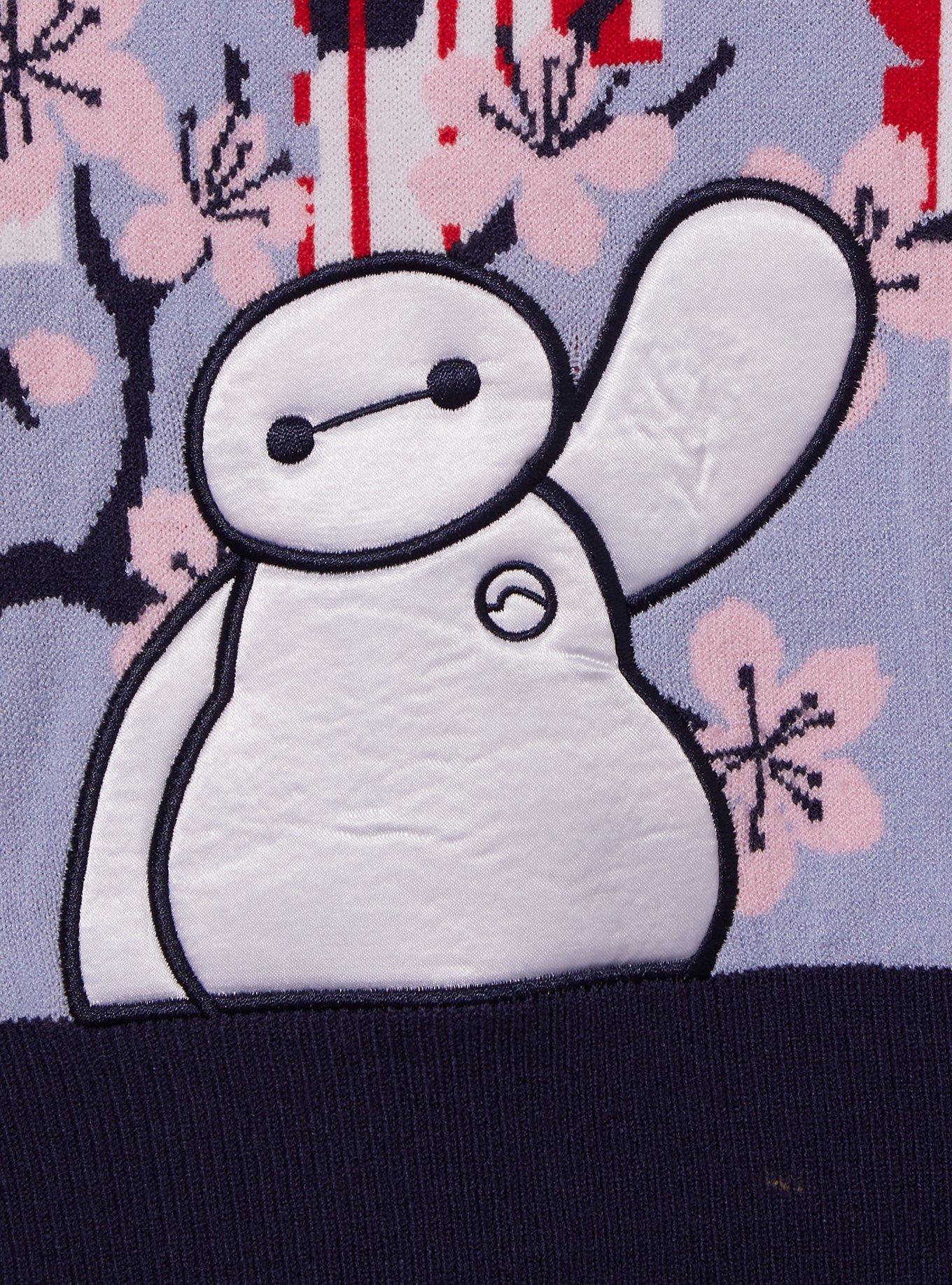 Disney Big Hero 6 Baymax San Fransokyo Women's Plus Size Cardigan &mdash; BoxLunch Exclusive, NAVY, alternate