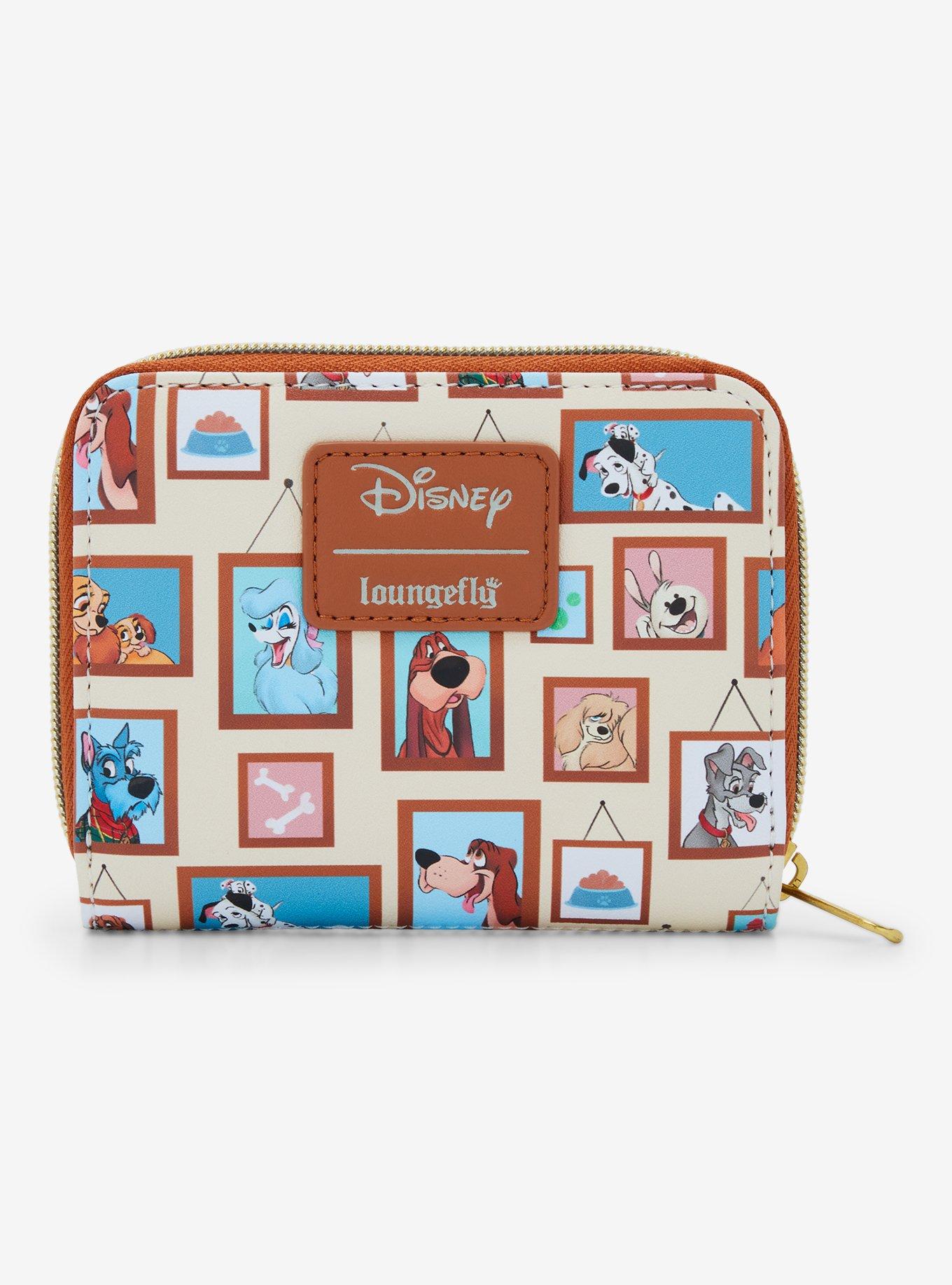 Loungefly Disney Dogs Gallery Mini Zipper Wallet, , alternate
