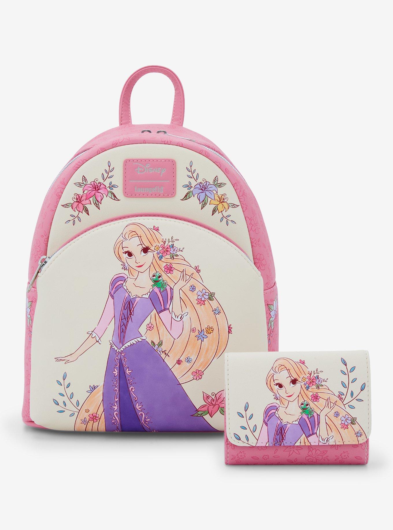 Loungefly Disney Tangled Rapunzel Flowers Mini Backpack, , alternate