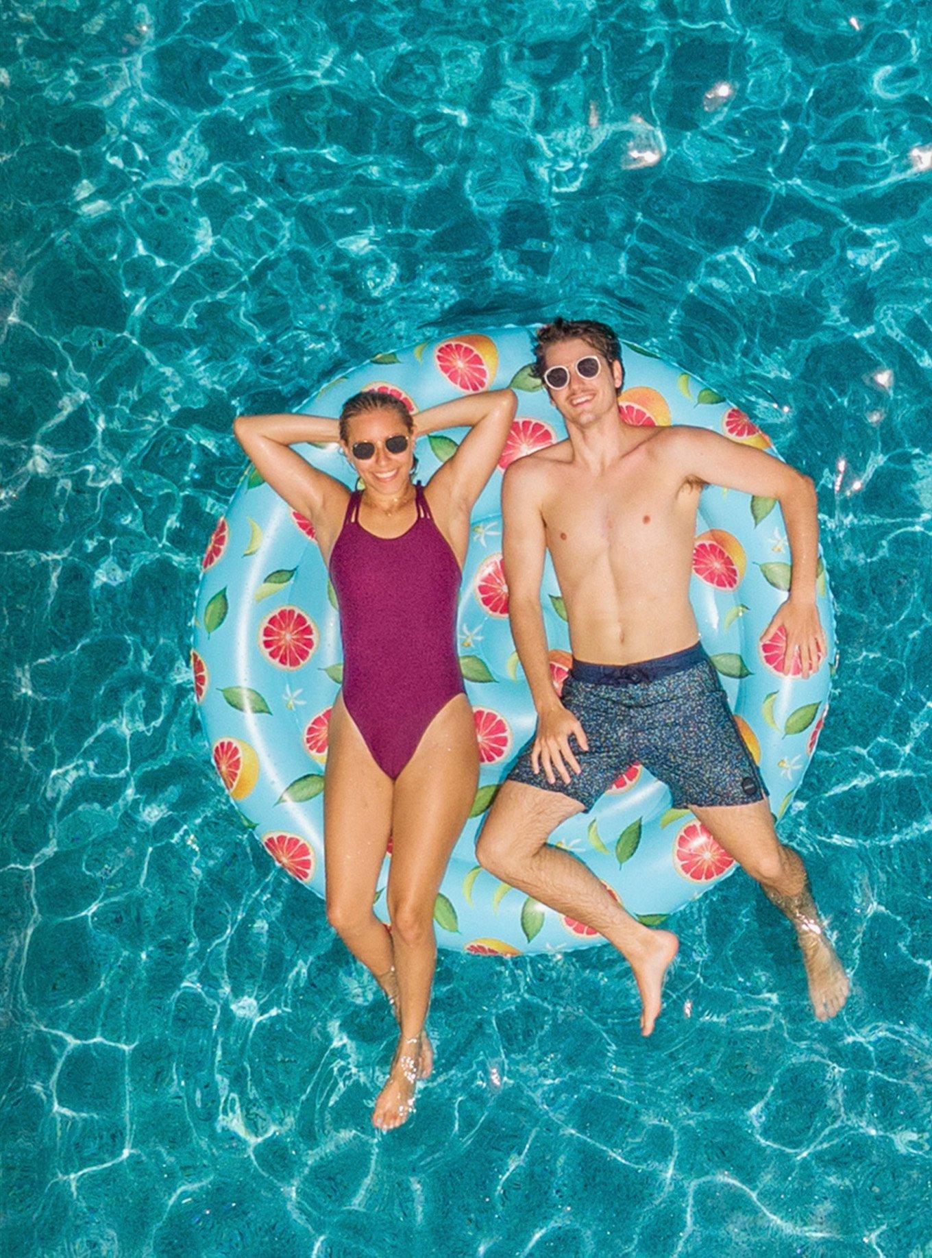 Giant Island 60" Grapefruit Float, , alternate