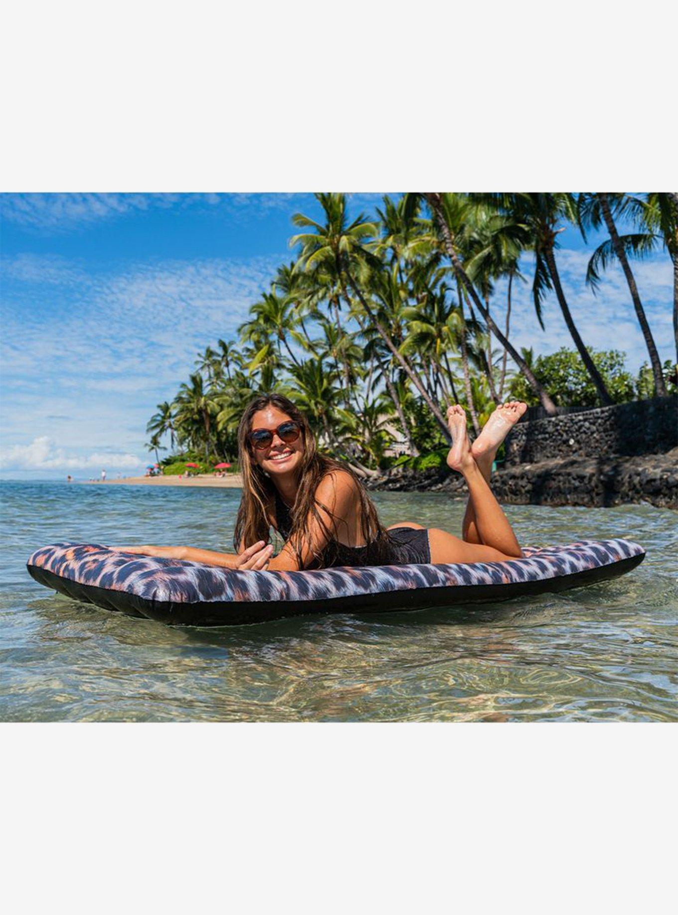 Safari Collection Deluxe Pool Raft 74" Leopard, , hi-res