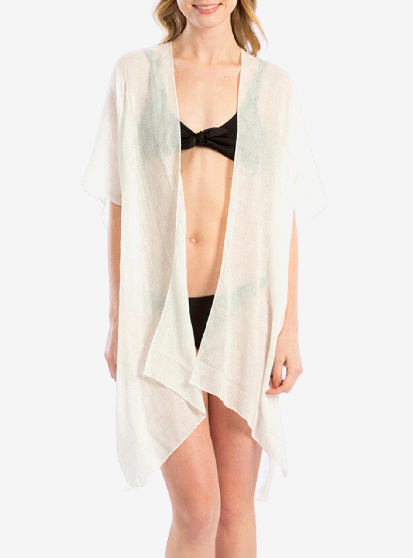 Mermaid Off Duty Kimono Swim Cover-Up, , hi-res