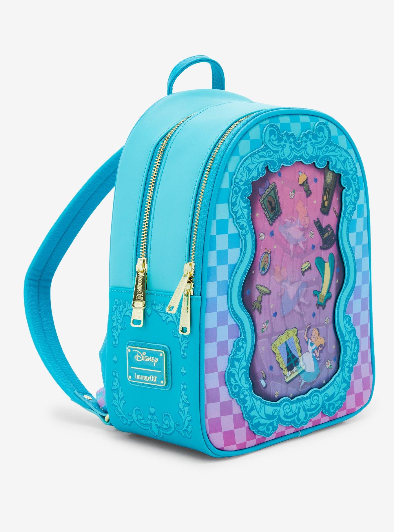 Loungefly Disney Alice in Wonderland Rabbit Hole Lenticular Mini Backpack — BoxLunch Exclusive, , hi-res