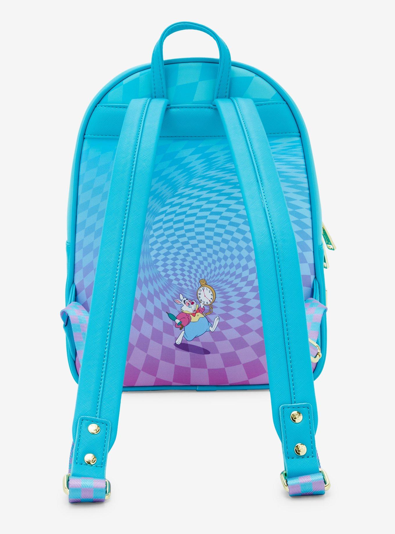 Loungefly Disney Alice in Wonderland Rabbit Hole Lenticular Mini Backpack — BoxLunch Exclusive, , alternate