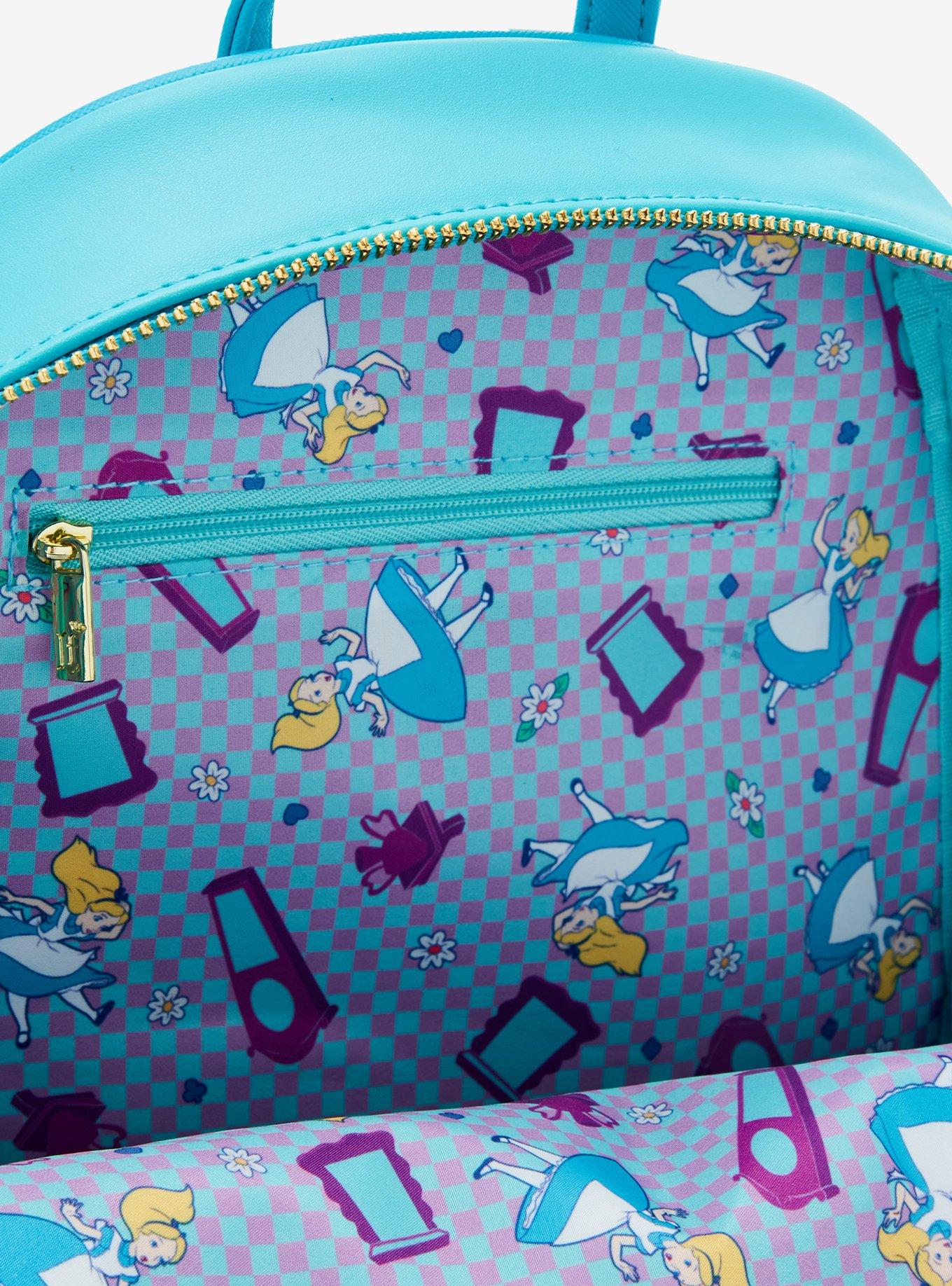 Loungefly Disney Alice in Wonderland Rabbit Hole Lenticular Mini Backpack — BoxLunch Exclusive, , alternate