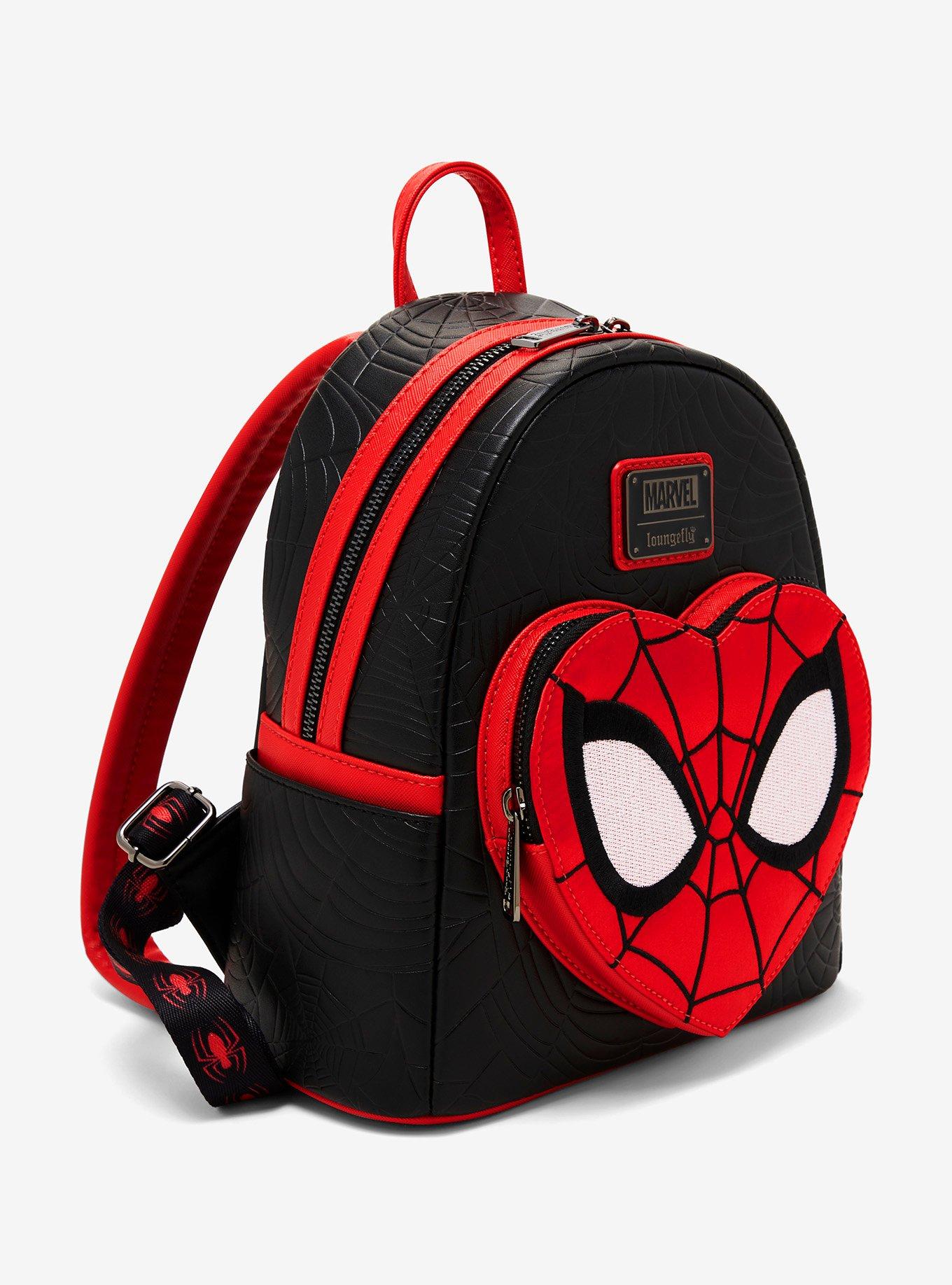 Loungefly Marvel Spider-Man Heart Pocket Mini Backpack - BoxLunch Exclusive, , hi-res