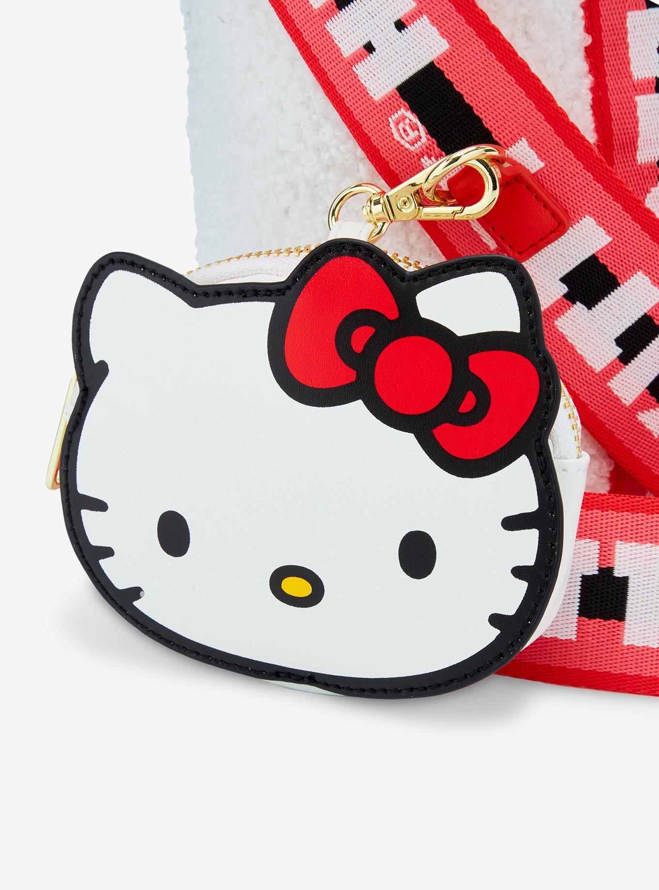 Loungefly Sanrio Hello Kitty Sherpa Tote with Coin Purse - BoxLunch Exclusive, , alternate