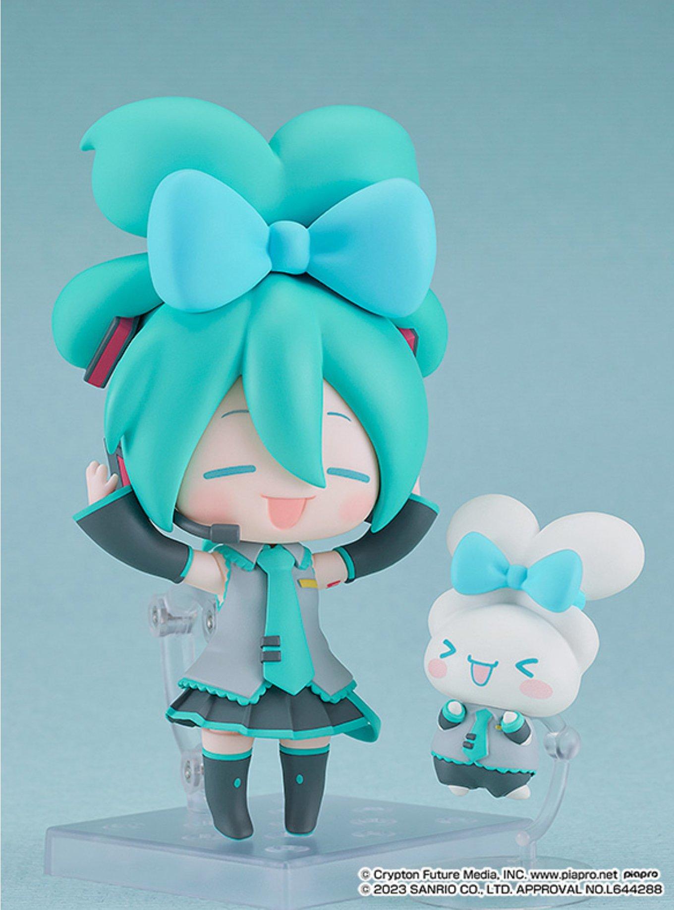 Good Smile Company Sanrio Vocaloid Nendoroid No. 2306 Hatsune Miku Figure (Cinnamoroll Collaboration Ver.), , hi-res