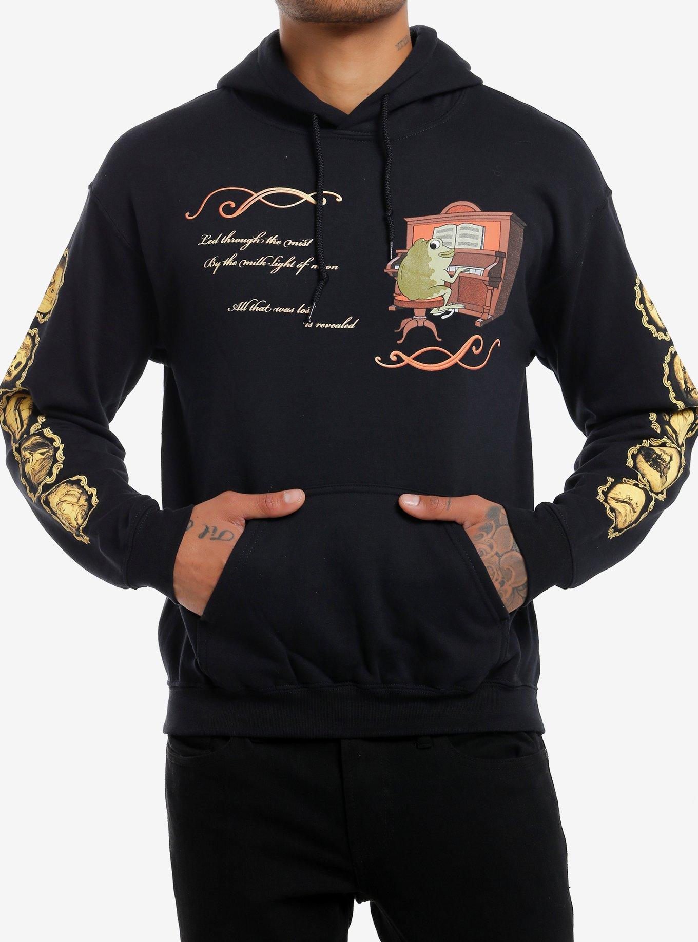 Shop Over The Garden Wall Frog Piano Hoodie