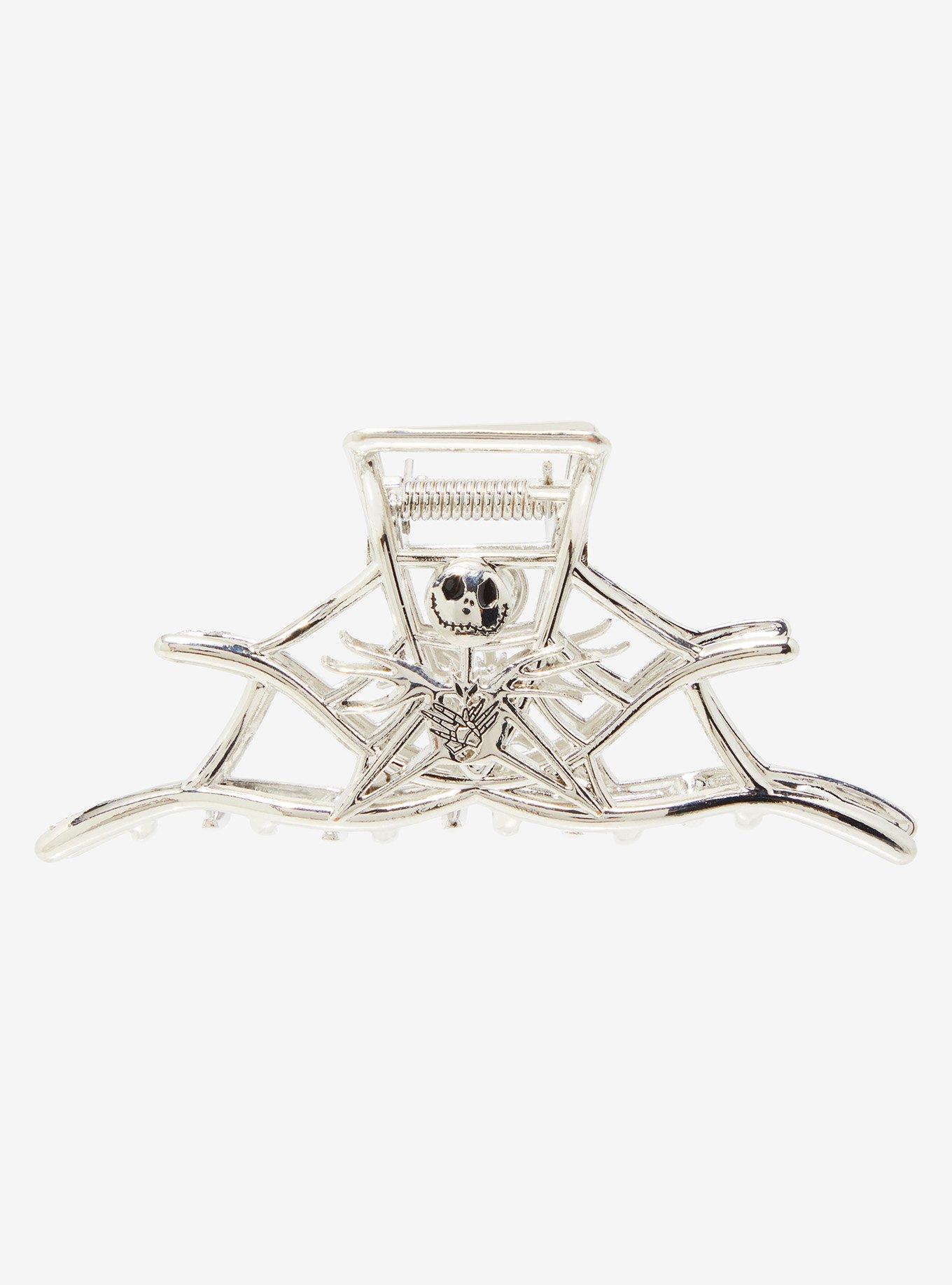 Disney The Nightmare Before Christmas Jack Skellington Spiderweb Claw Clip - BoxLunch Exclusive, , alternate