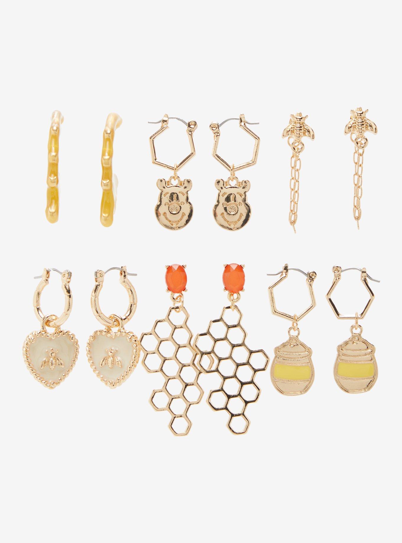 Disney Winnie the Pooh Honey Icons Earring Set - BoxLunch Exclusive, , alternate