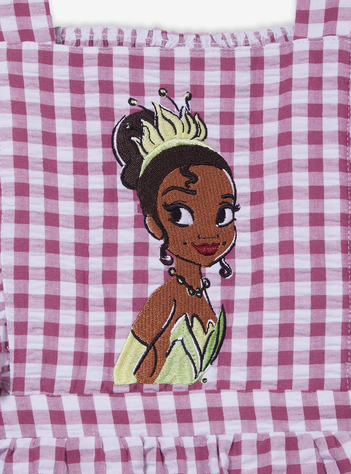 Disney The Princess and the Frog Tiana Toddler Ruffle Romper — BoxLunch Exclusive, PURPLE, alternate