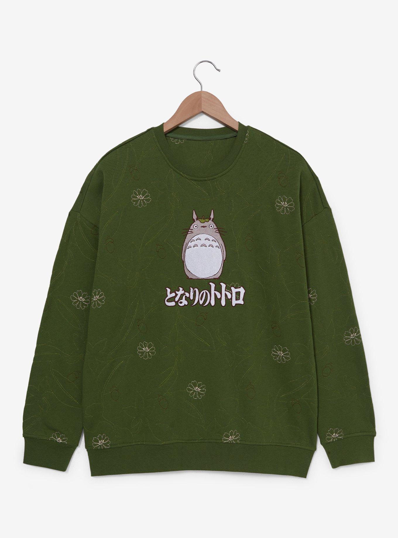 Studio Ghibli® My Neighbor Totoro Embroidered Floral Sweatshirt, , hi-res