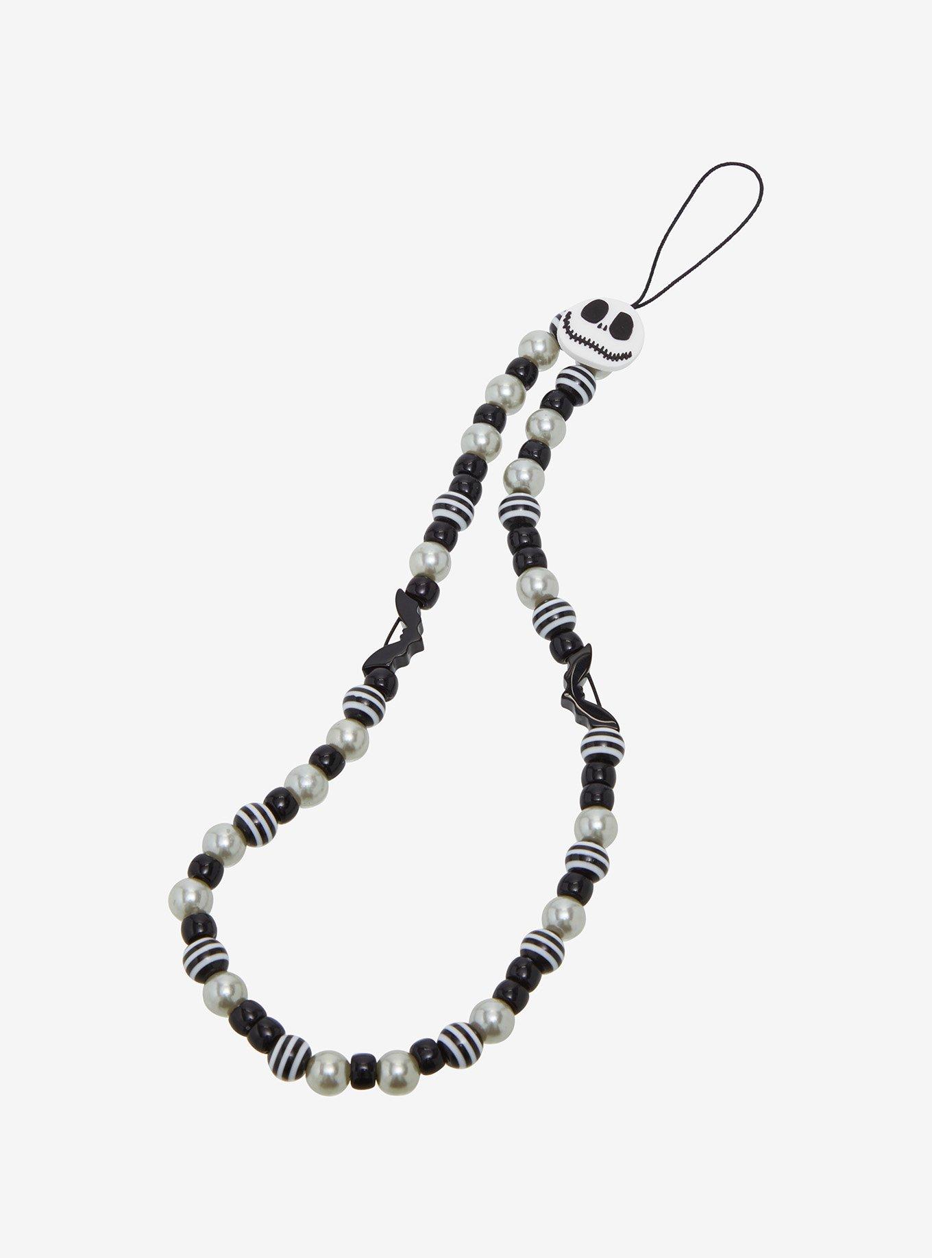 Disney The Nightmare Before Christmas Jack Skellington Beaded Phone Charm &mdash; BoxLunch Exclusive, , alternate