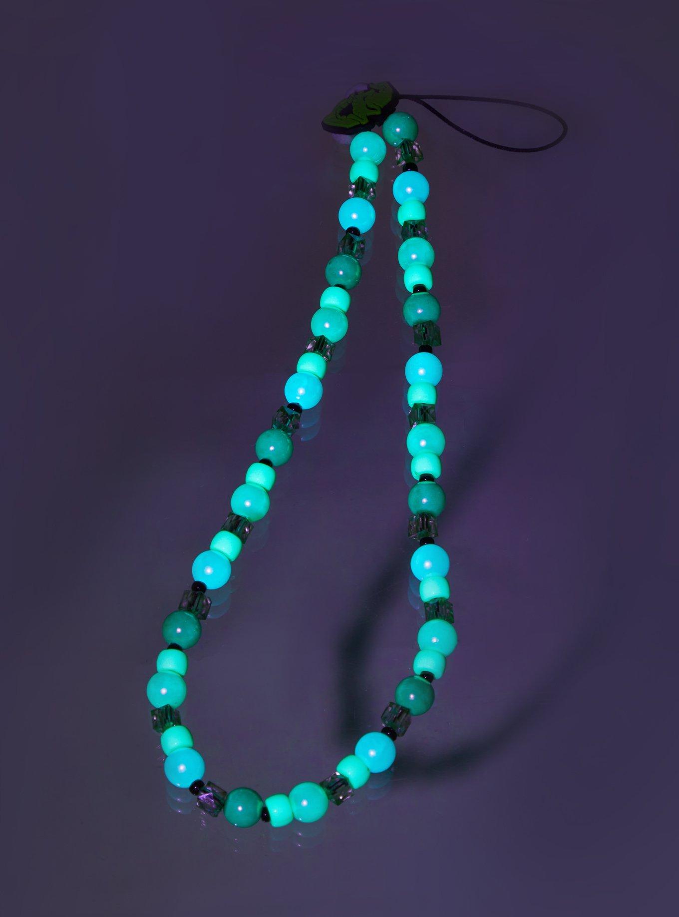 Disney The Nightmare Before Christmas Oogie Boogie Glow-in-the-Dark Beaded Phone Charm &mdash; BoxLunch Exclusive, , alternate