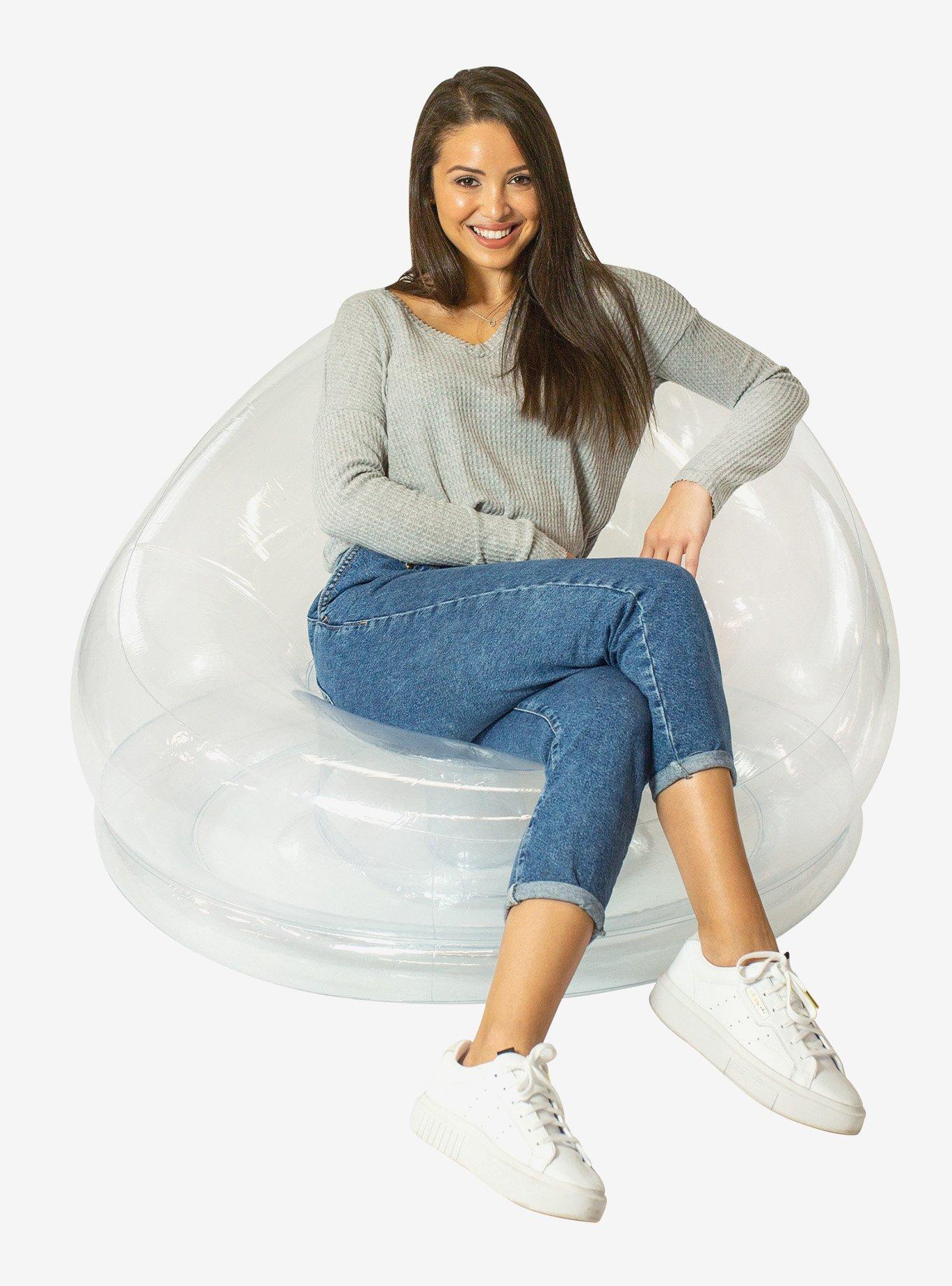 Clear Inflatable BloChair, , alternate