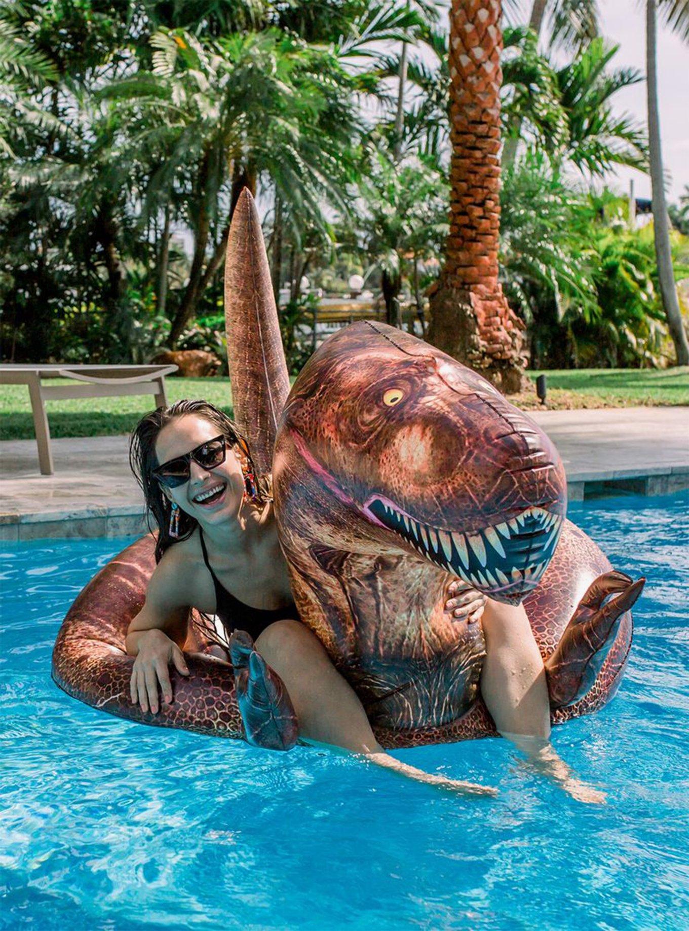 T-Rex Dinosaur 48" Jumbo Pool Tube