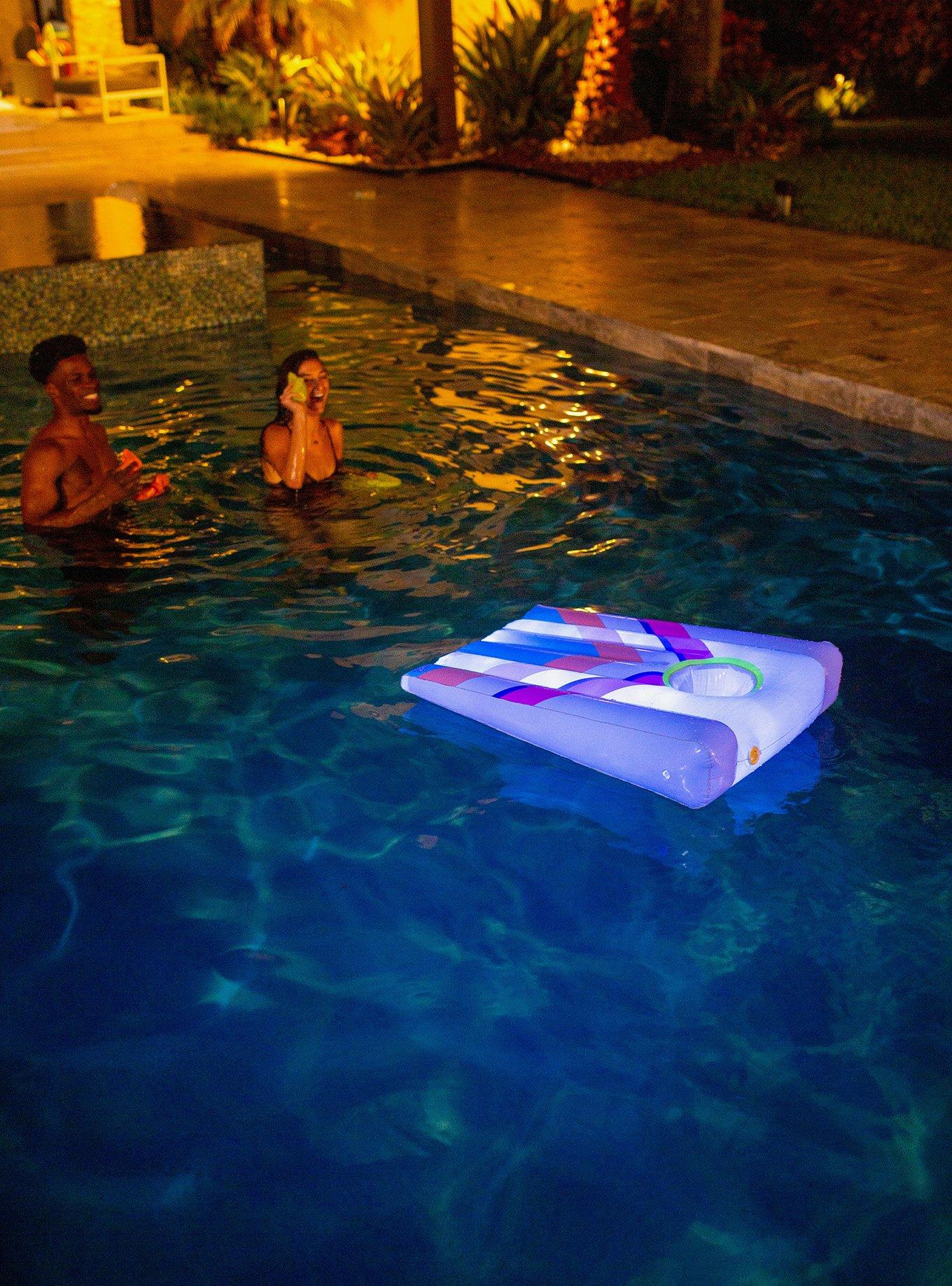 Illuminated Inflatable LED Cornhole Game, , alternate