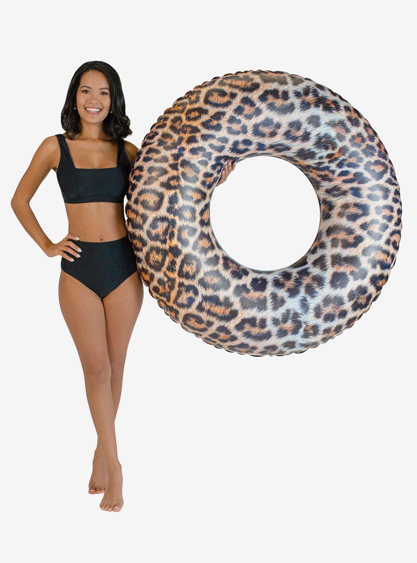 Safari Collection Pool Tube 48" Leopard, , alternate