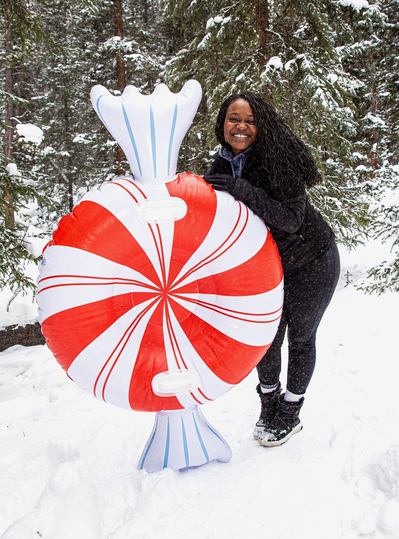 Peppermint Snow Tube