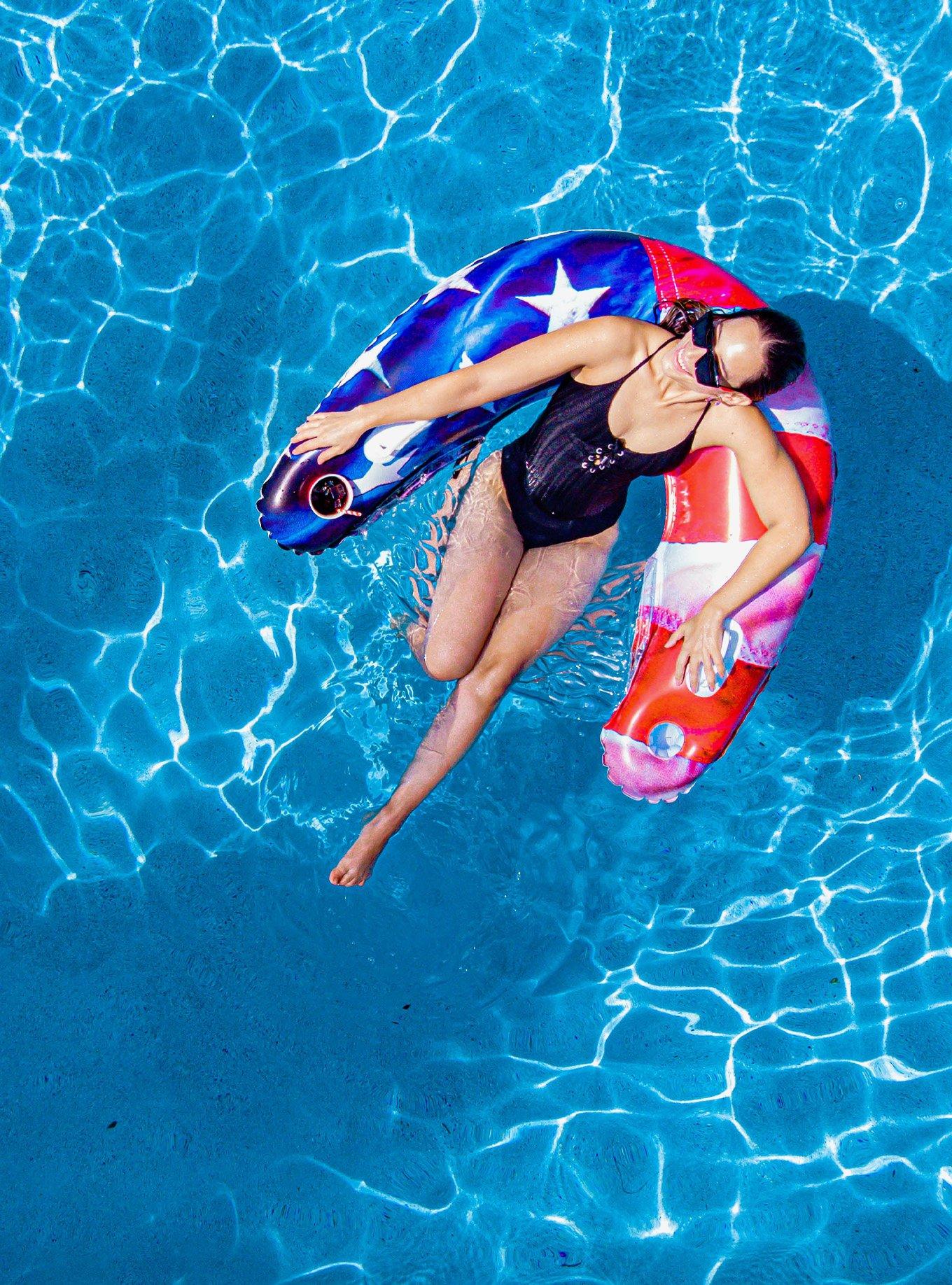 Americana Stars and Stripes Jumbo Sun Chair, , alternate